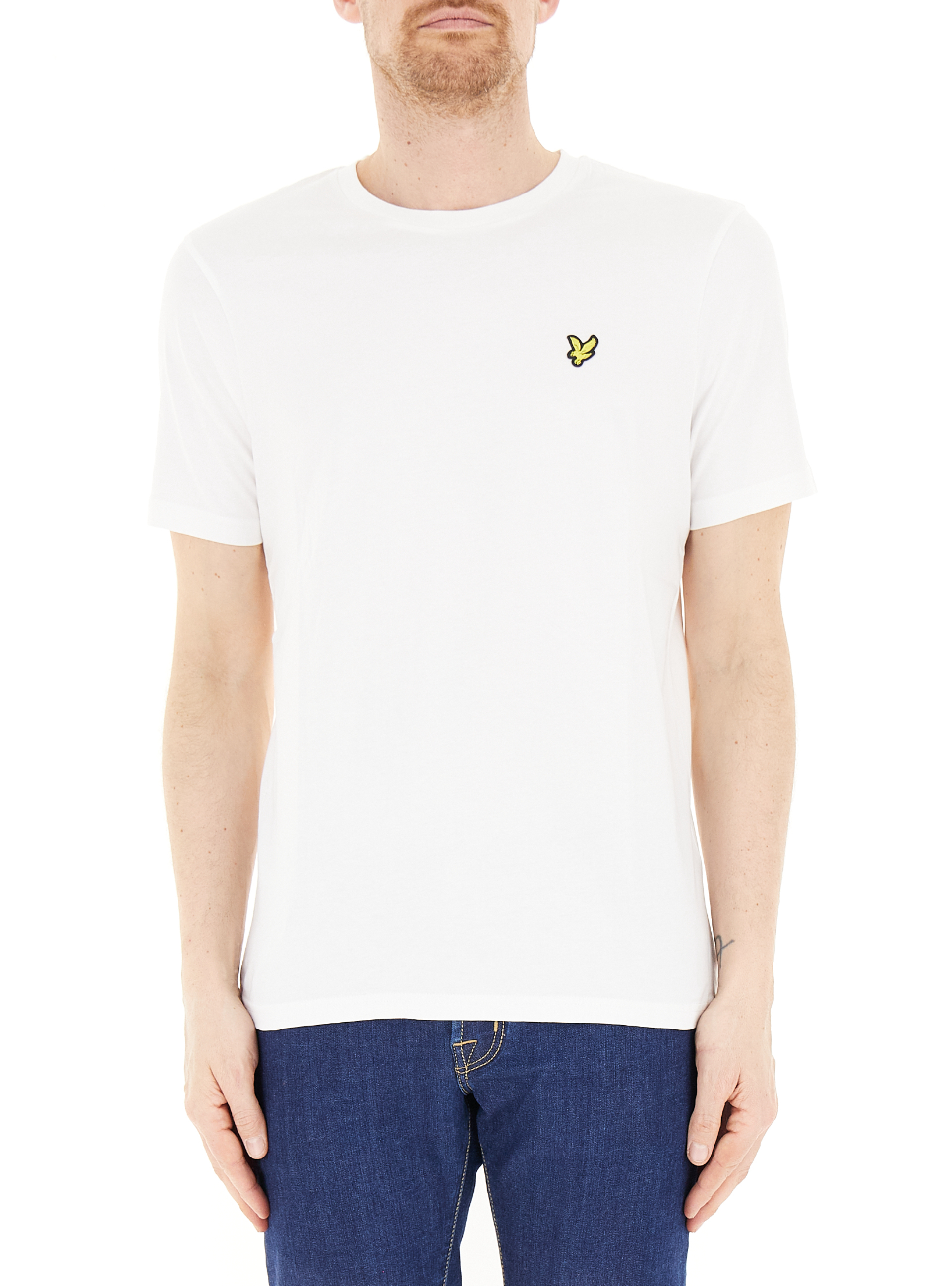 T-shirt girocollo BIANCO L
