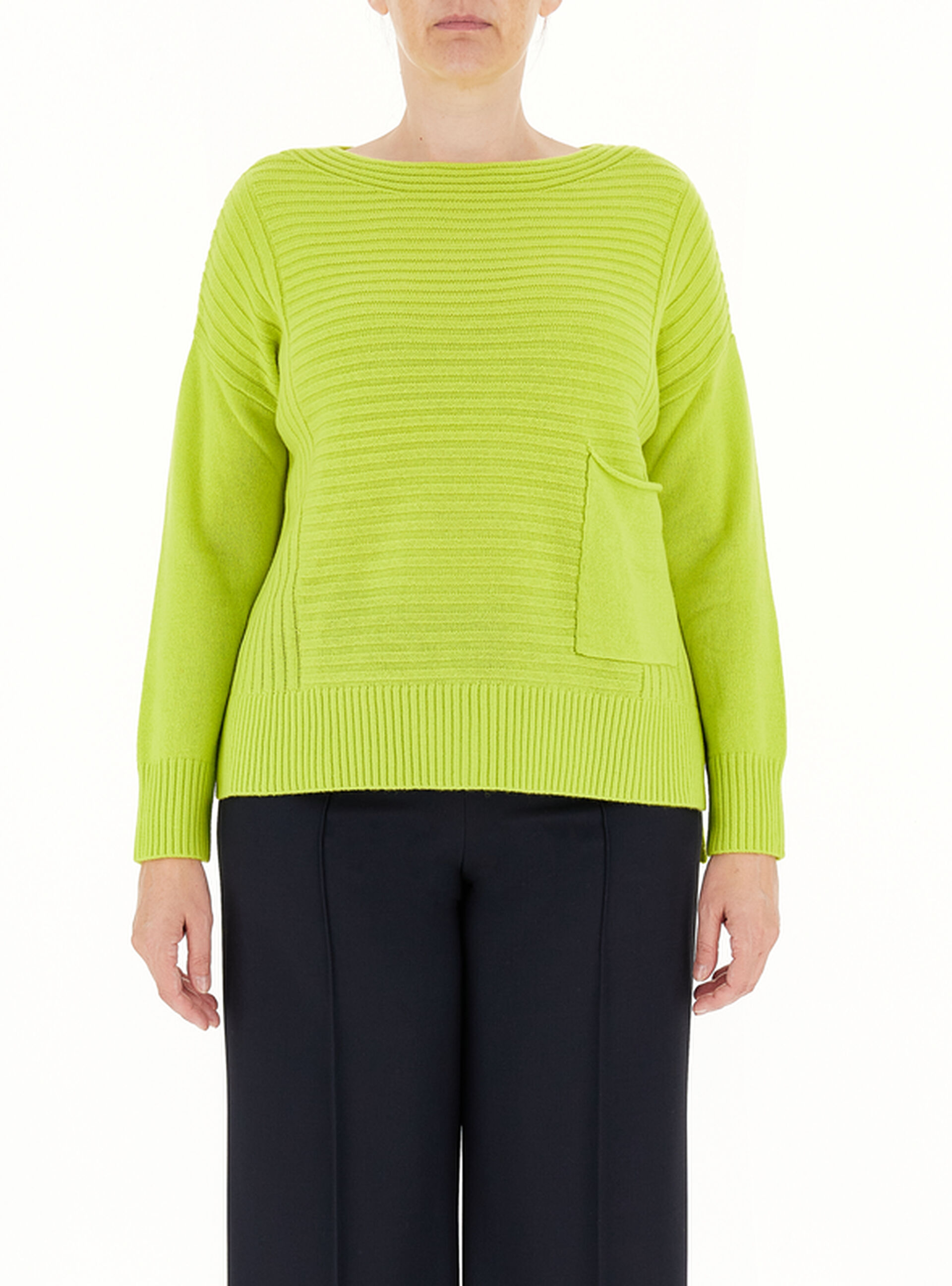 Maglione in lana VERDE S
