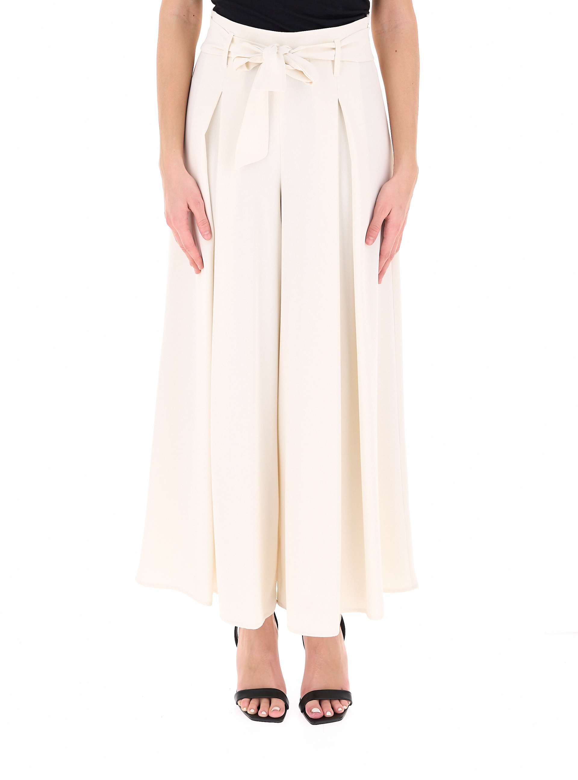 Pantalone wide leg CREMA 38