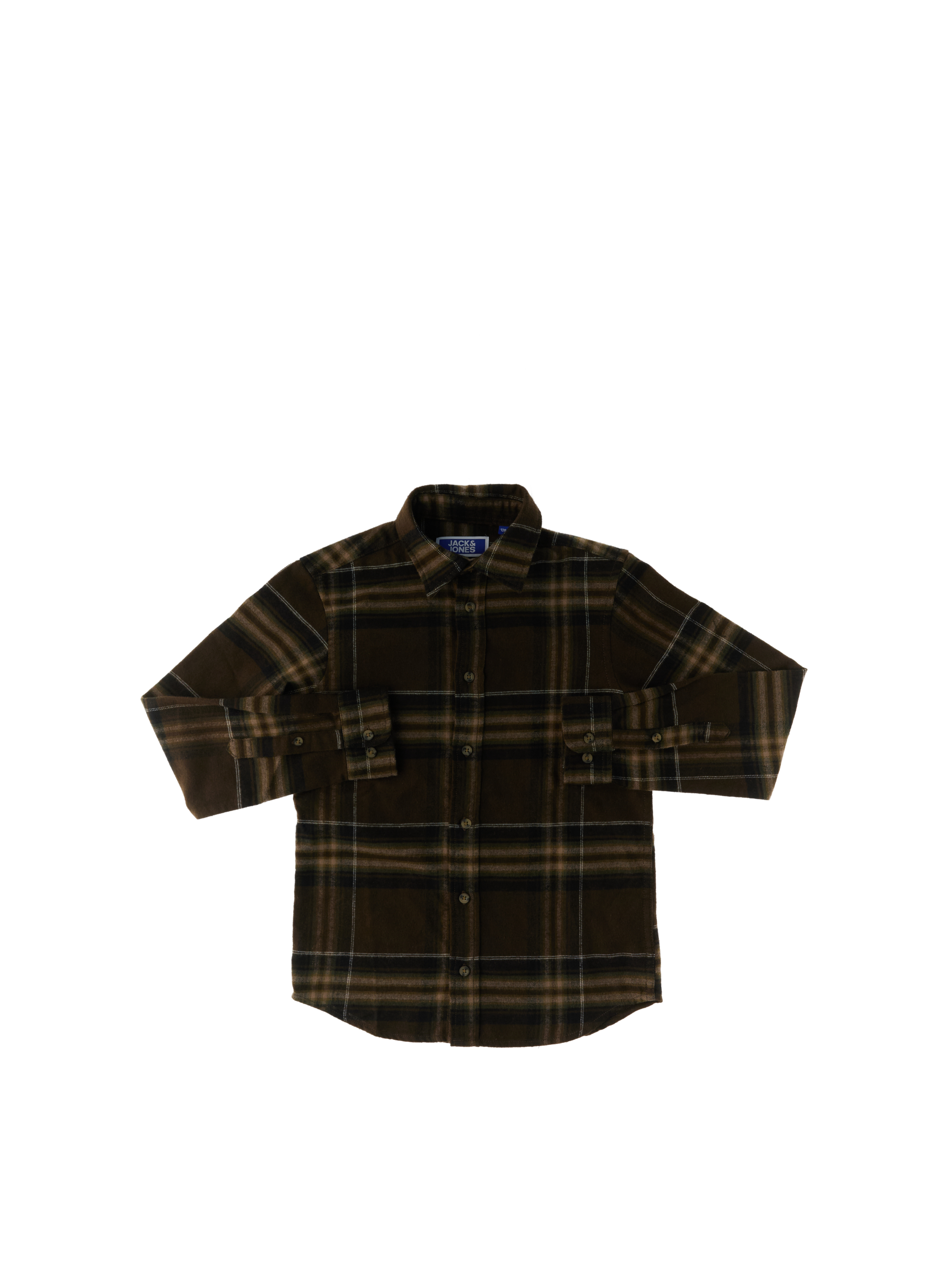 Camicia in flanella MARRONE 152