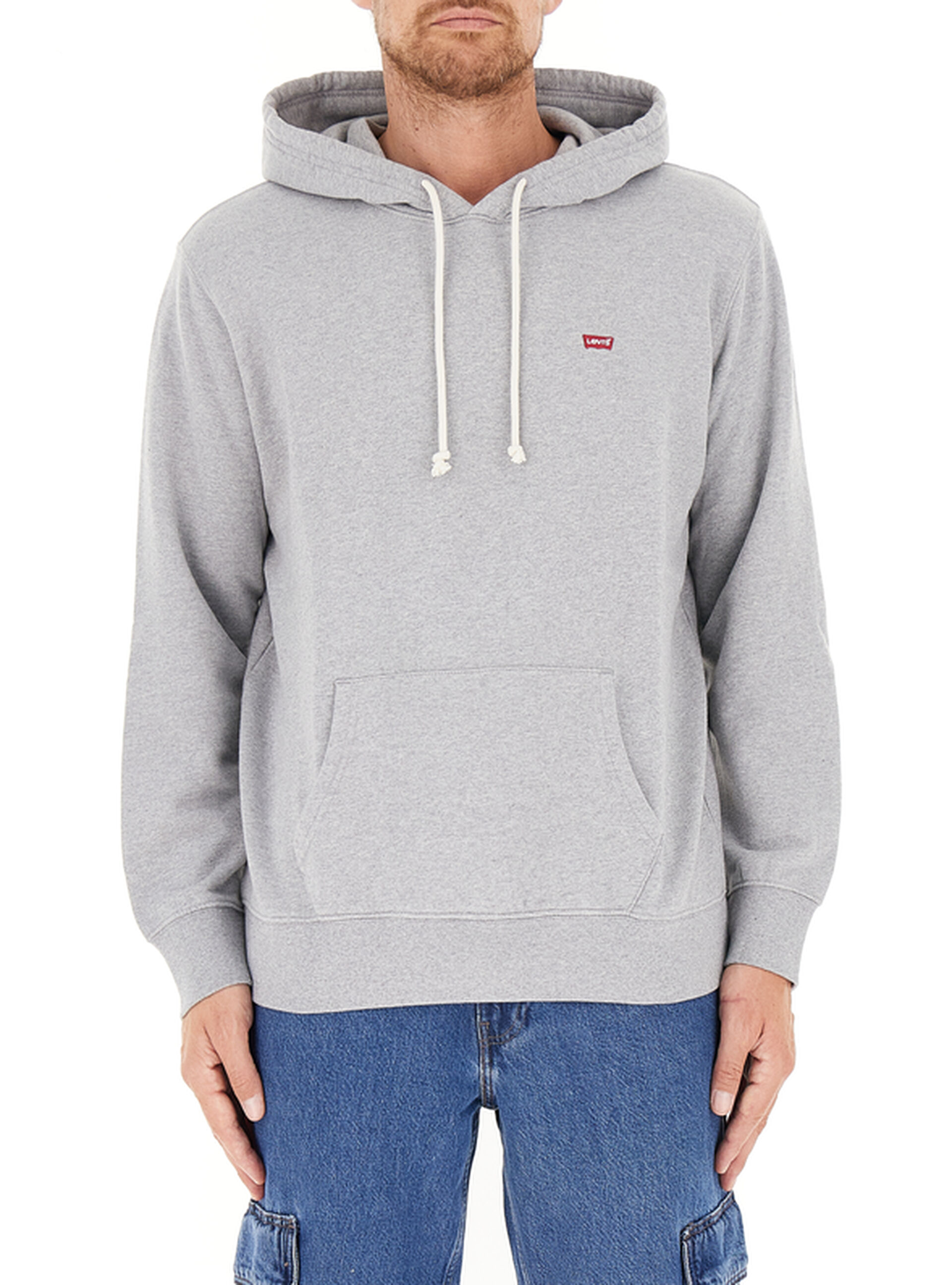 Felpa con cappuccio LEVI'S GRIGIO M