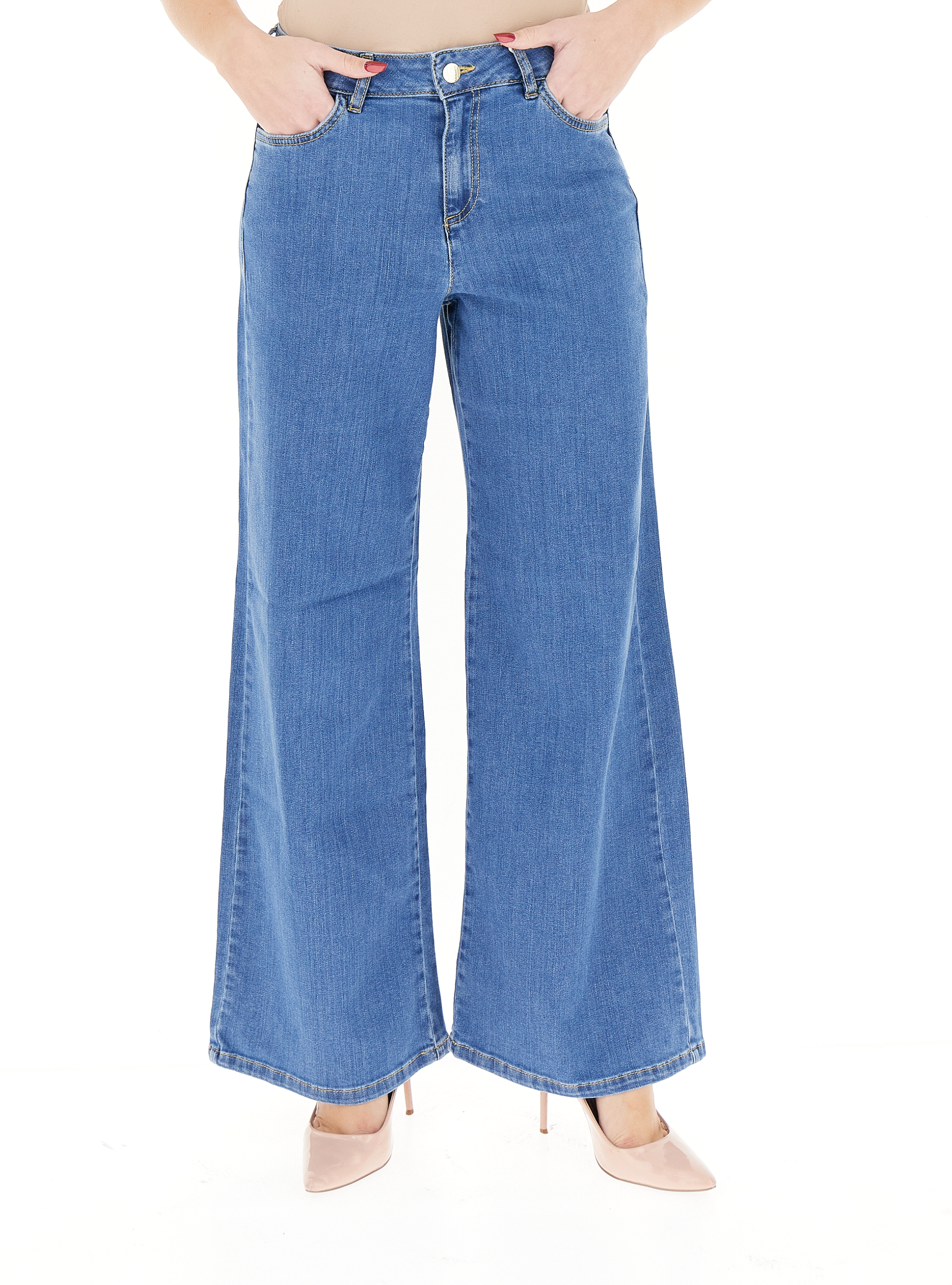 EMME MARELLA Jeans wide leg BLU 50