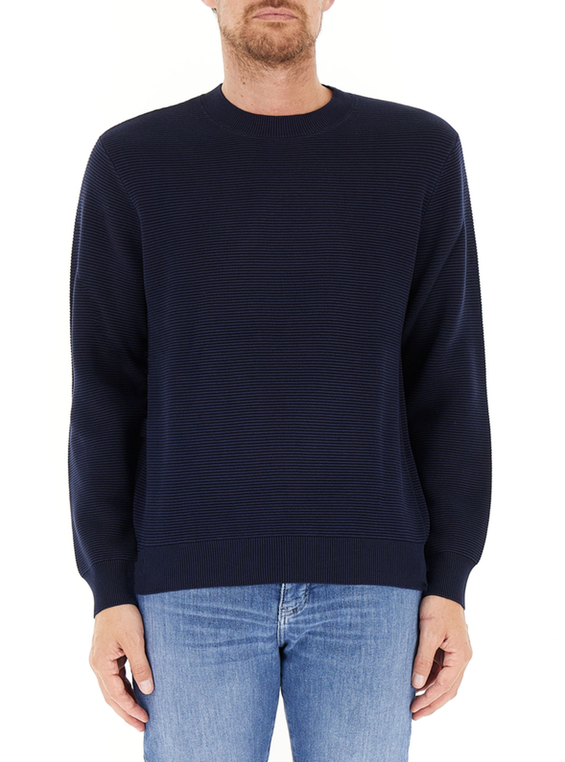 Maglione a costine BLU NAVY XL