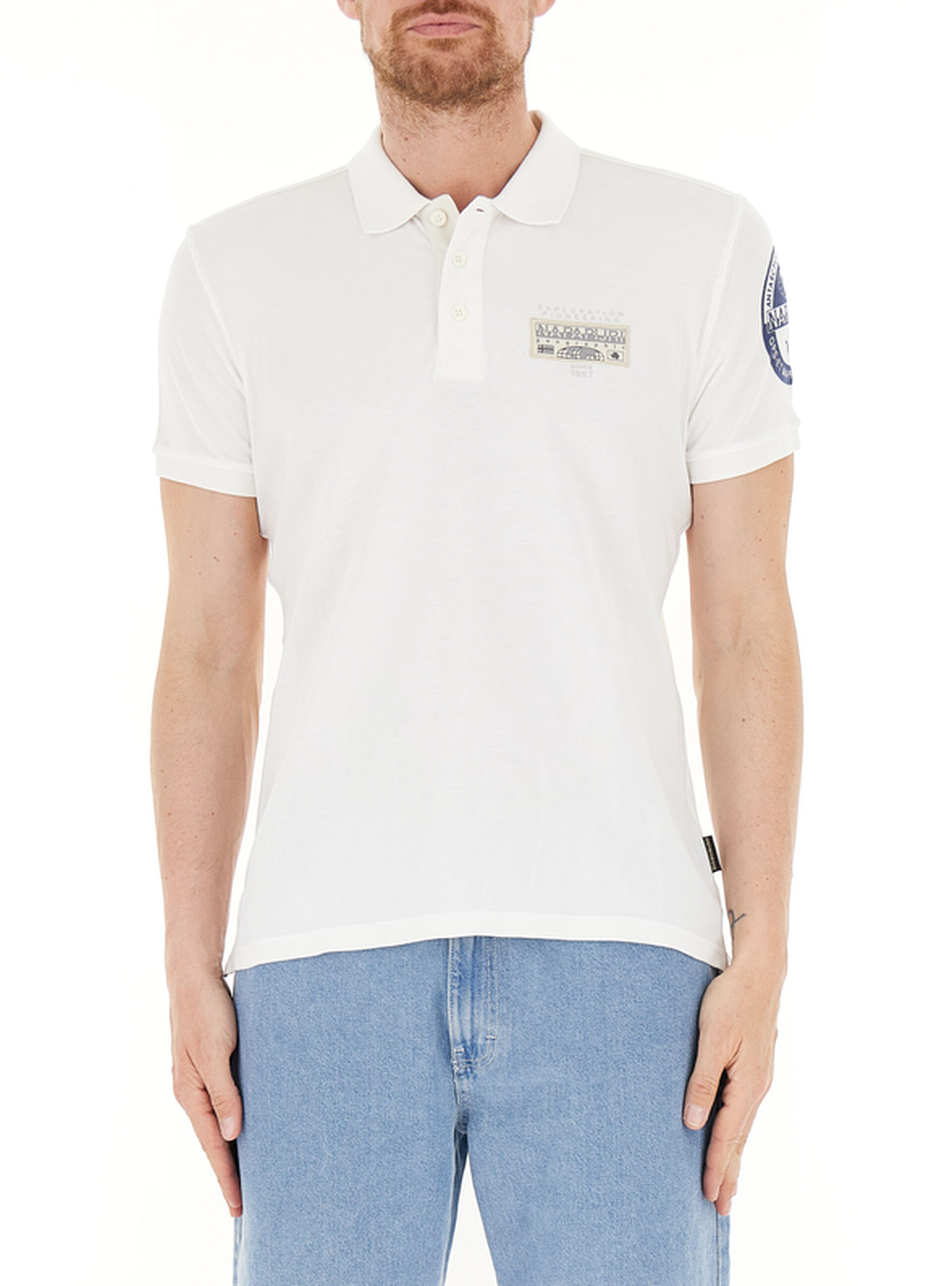 Polo maniche corte BIANCO