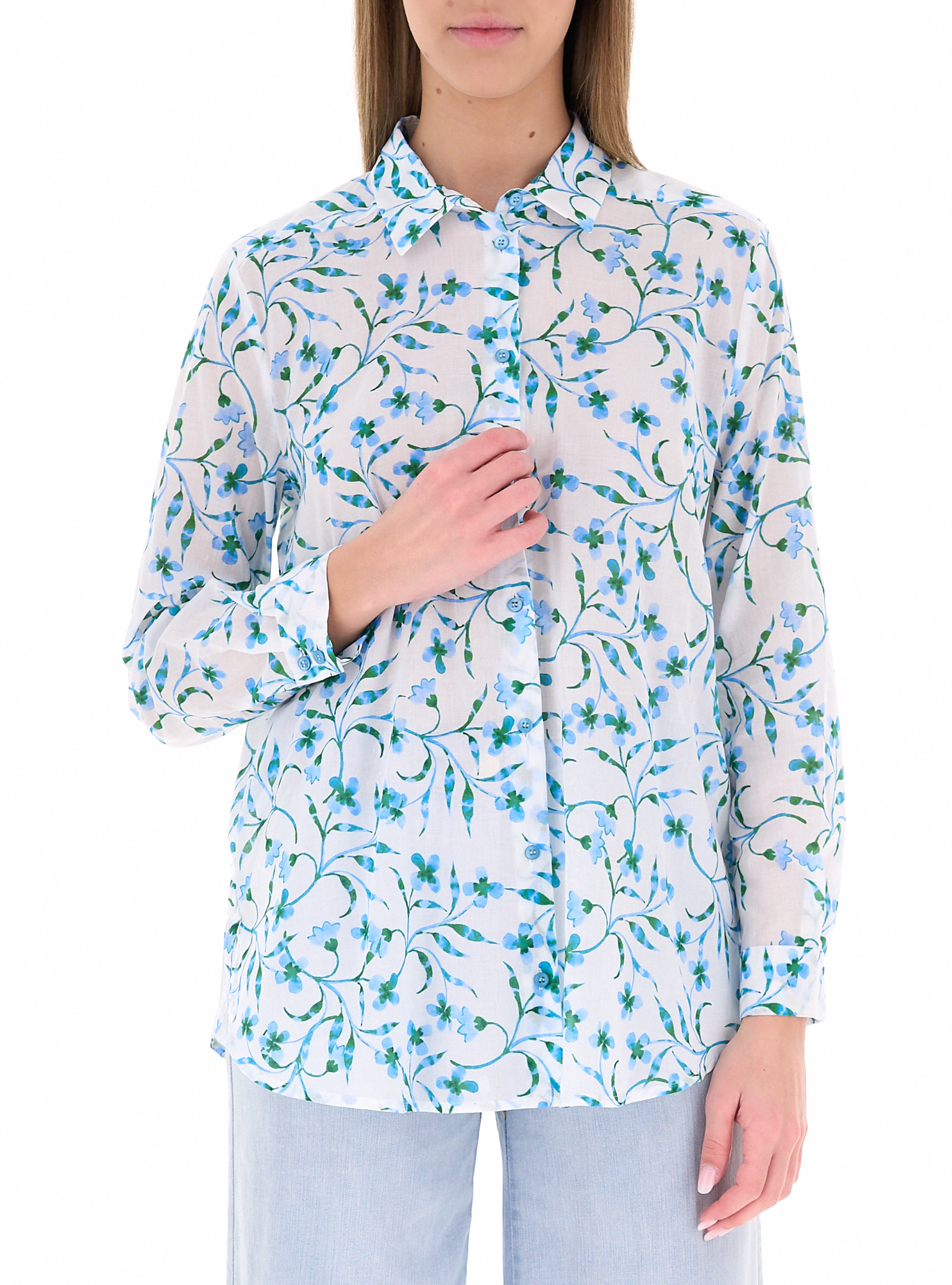 Camicia in cotone BIANCO 42