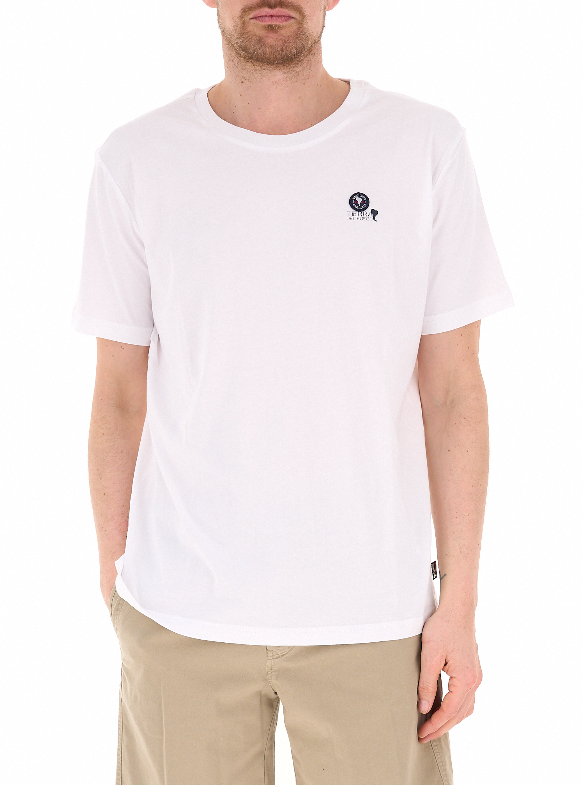 CAPE HORN T-shirt in cotone BIANCO