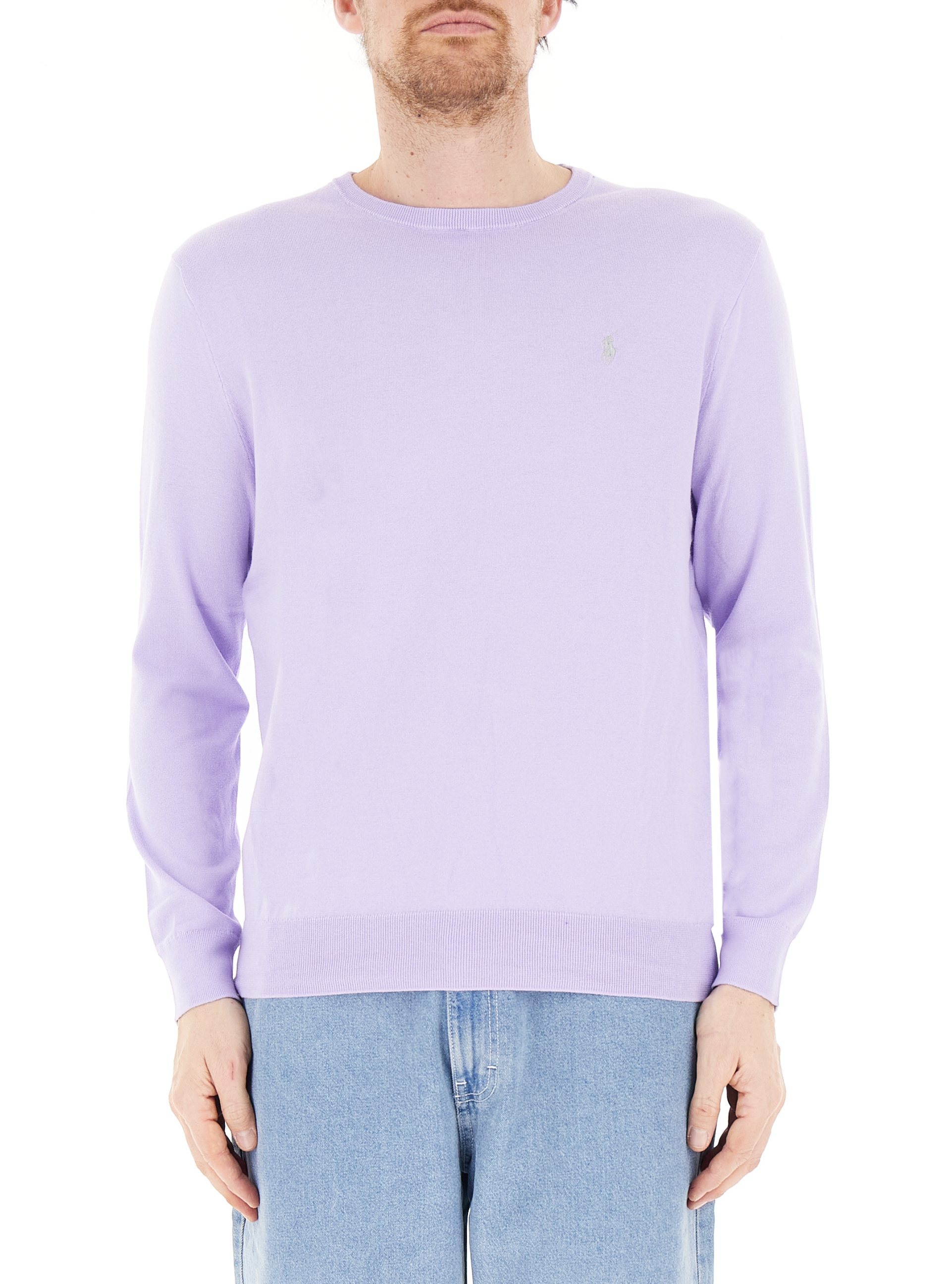 Maglione girocollo POLO LILLA L