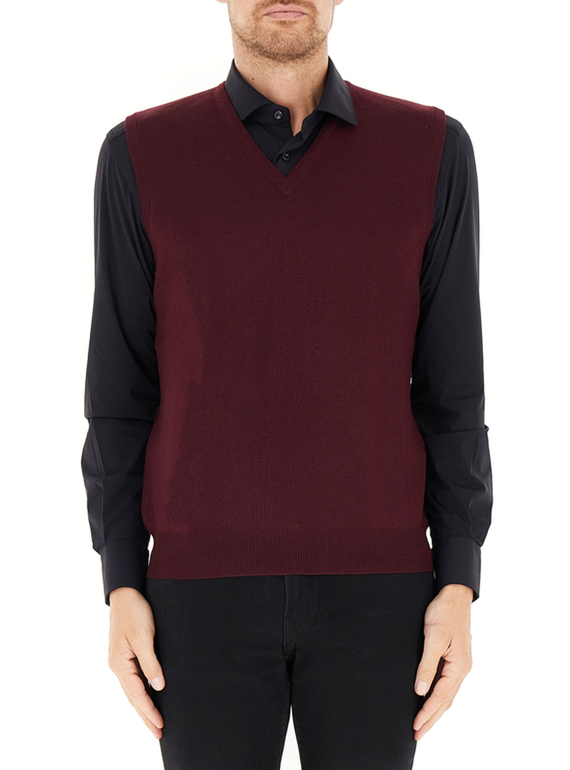 Gilet in lana BORDEAUX 50