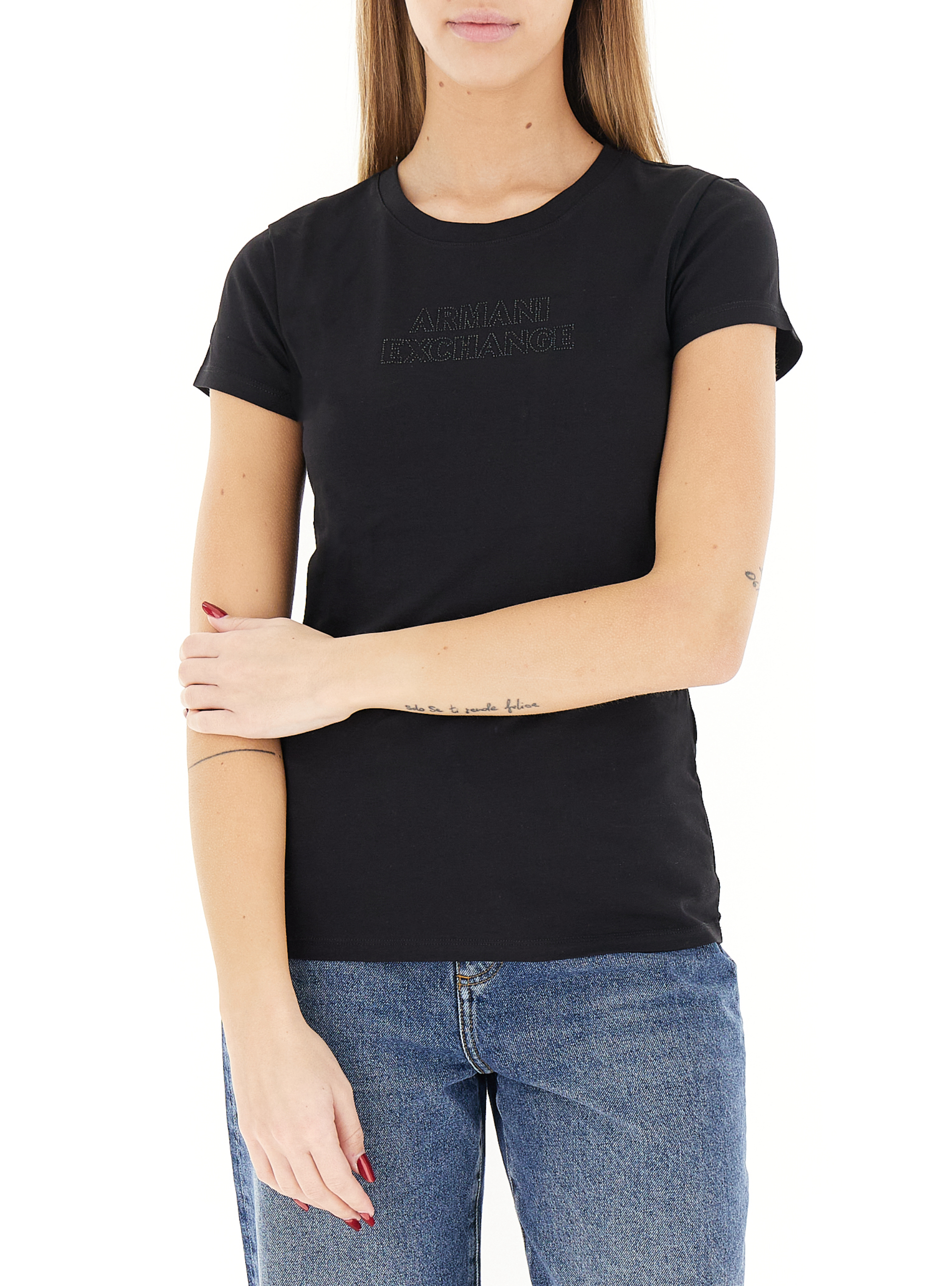T-shirt girocollo NERO