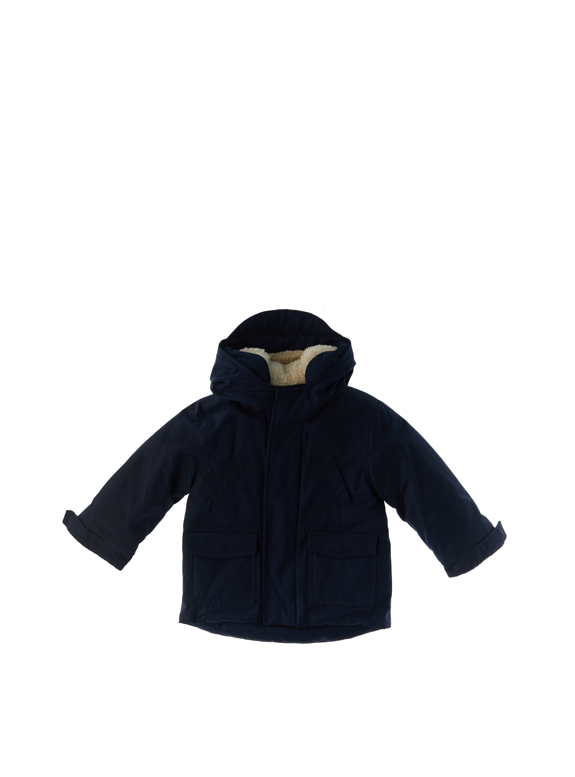 IDO Parka con cappuccio BLU NAVY