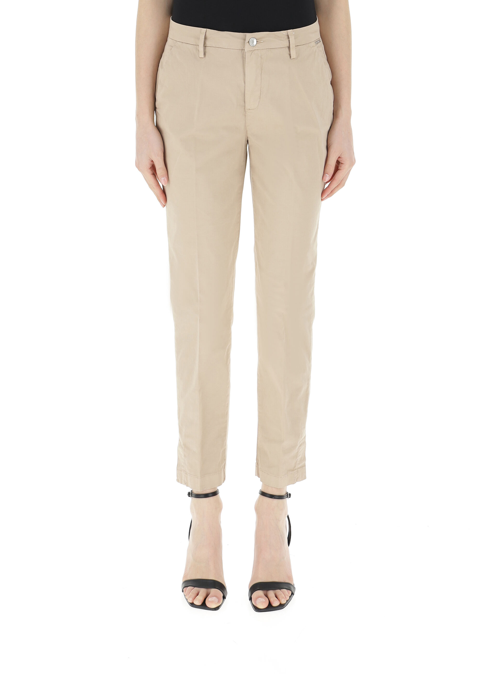 Pantalone in cotone LIU JEANS BEIGE 25