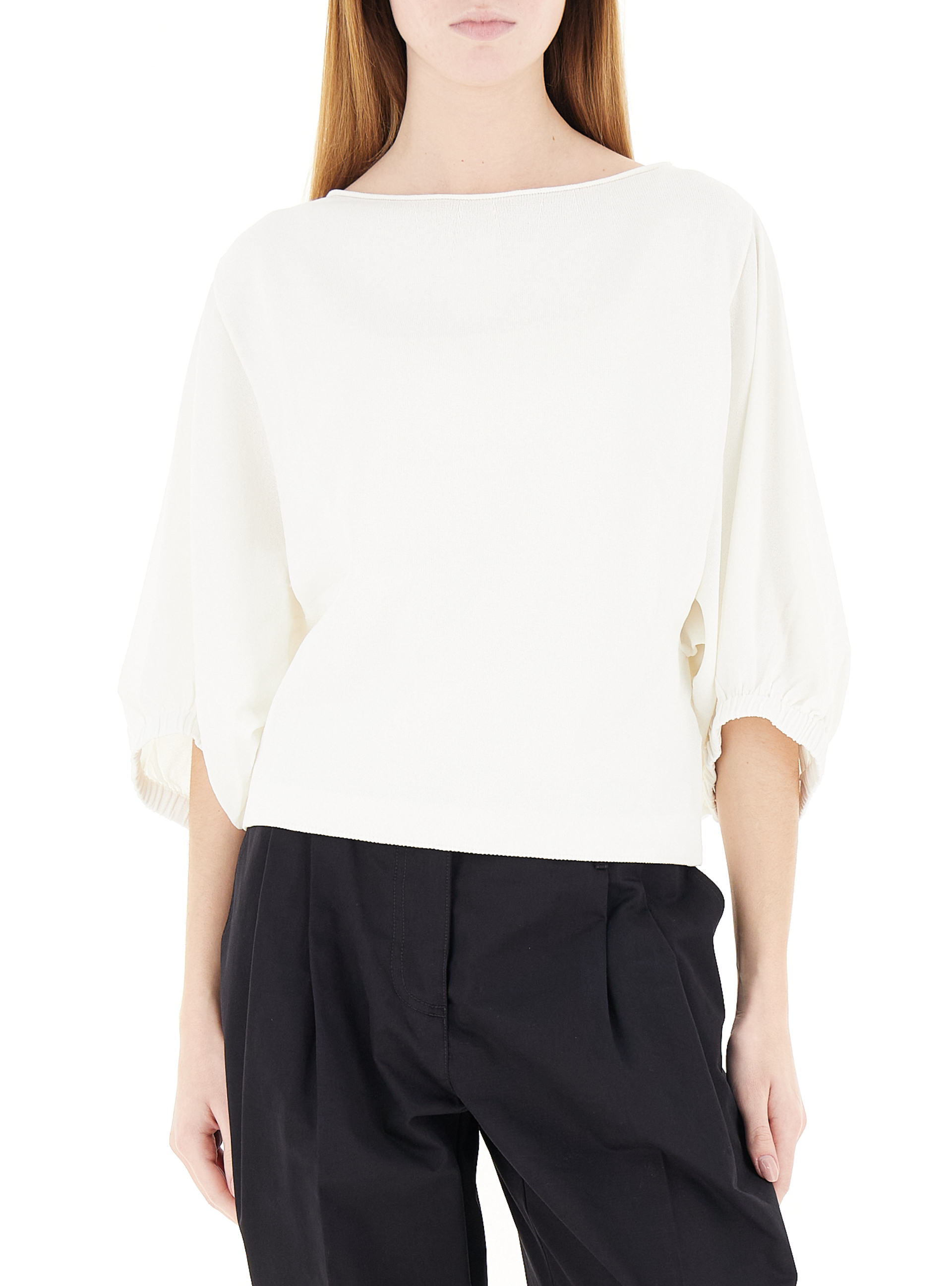 Maglia misto viscosa BIANCO S