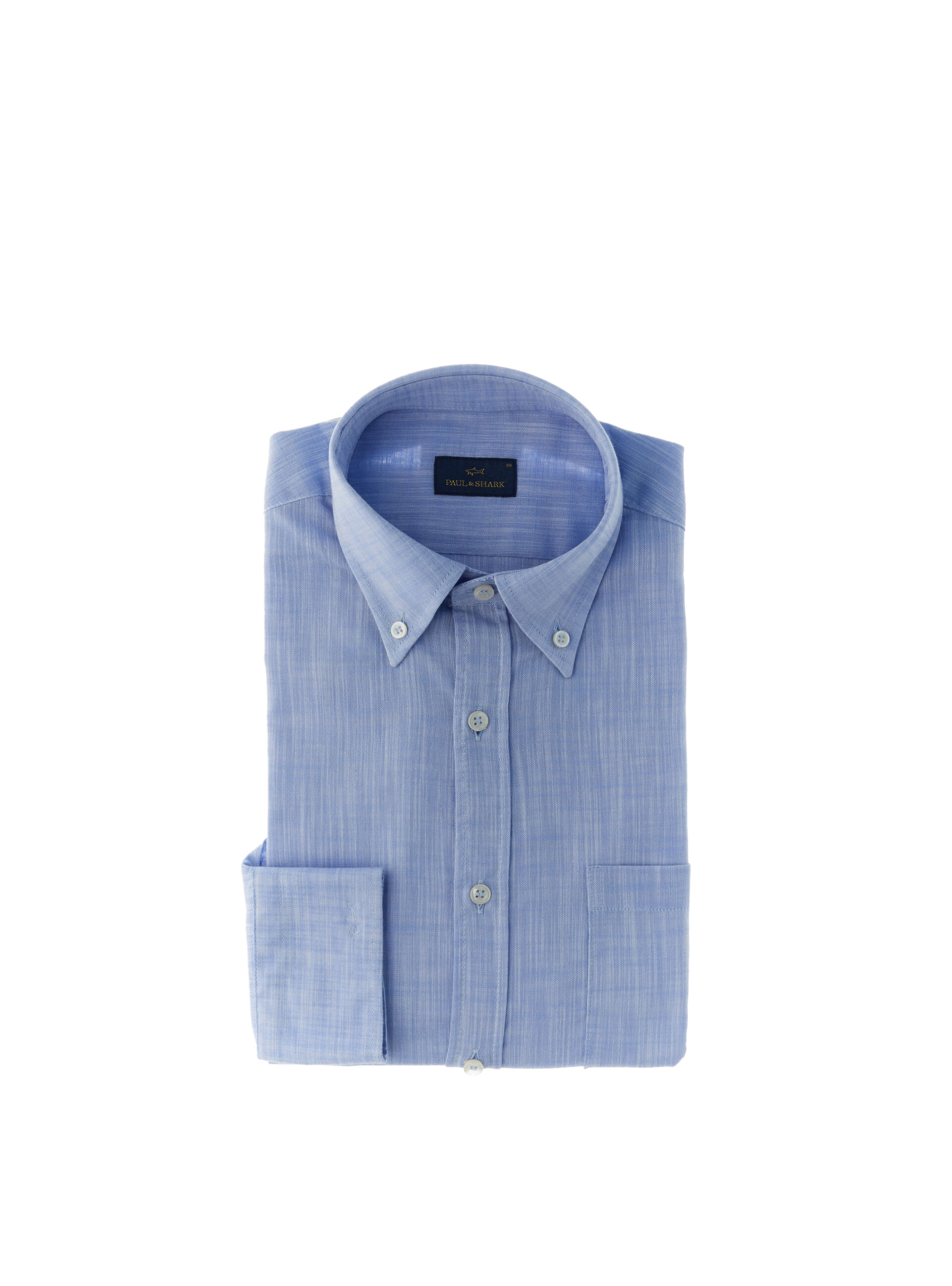 Camicia maniche lunghe AZZURRO