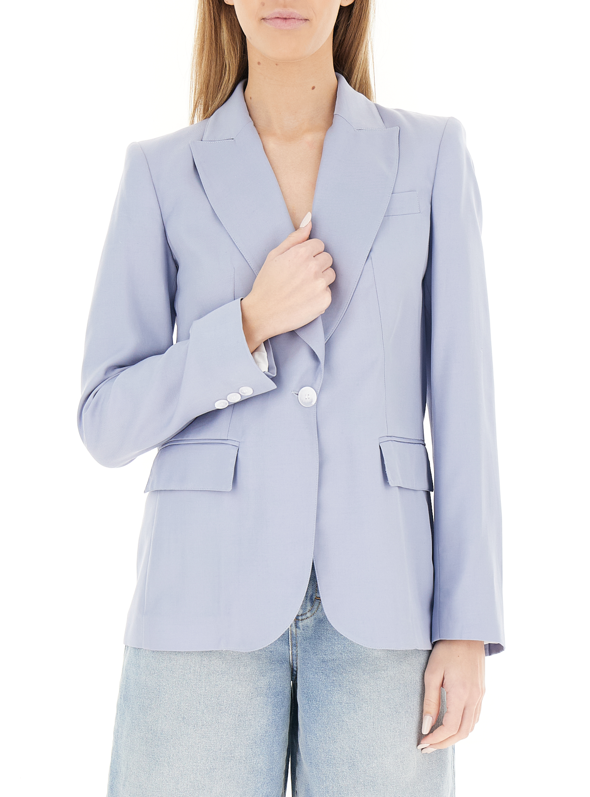 Blazer misto lino CARTA DA ZUCCHERO XS