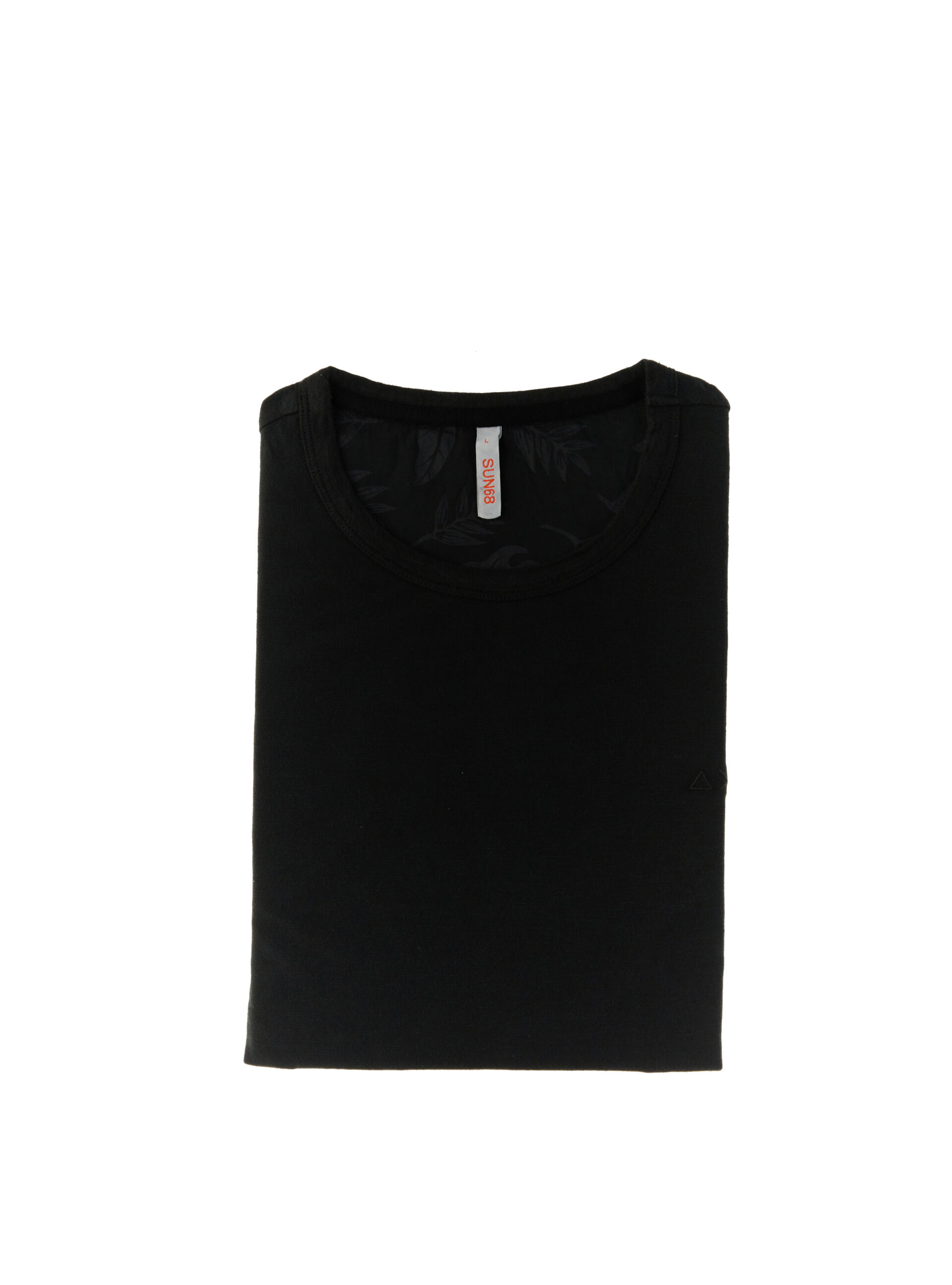SUN68 T-shirt girocollo NERO