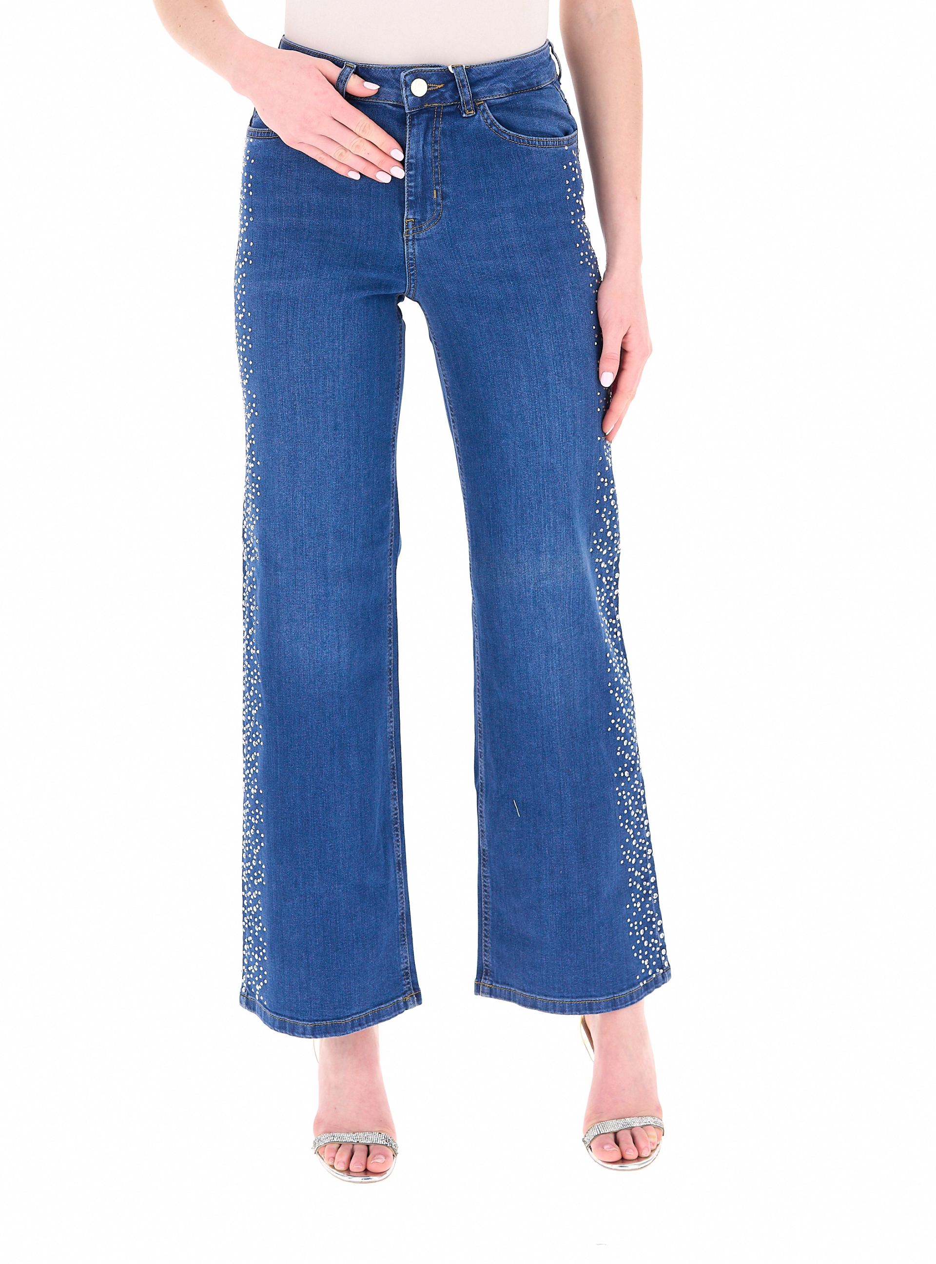EMME MARELLA Jeans wide leg BLU