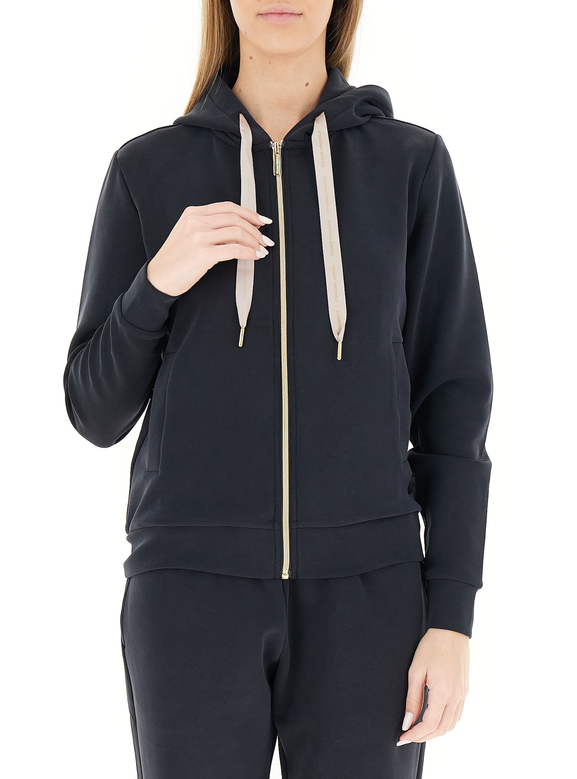 Felpa con zip ORIGINALS NERO L