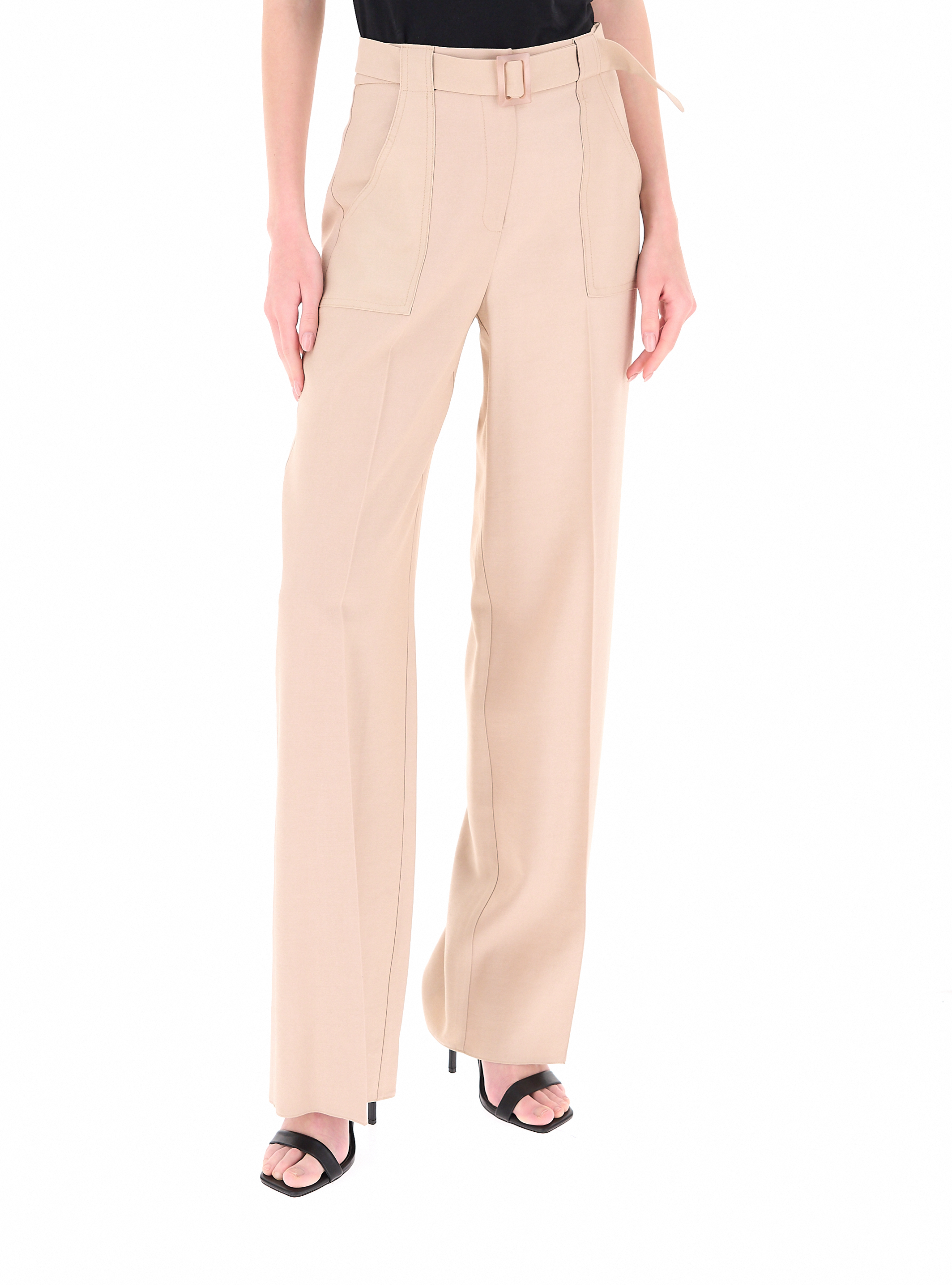 Pantalone con cintura BEIGE