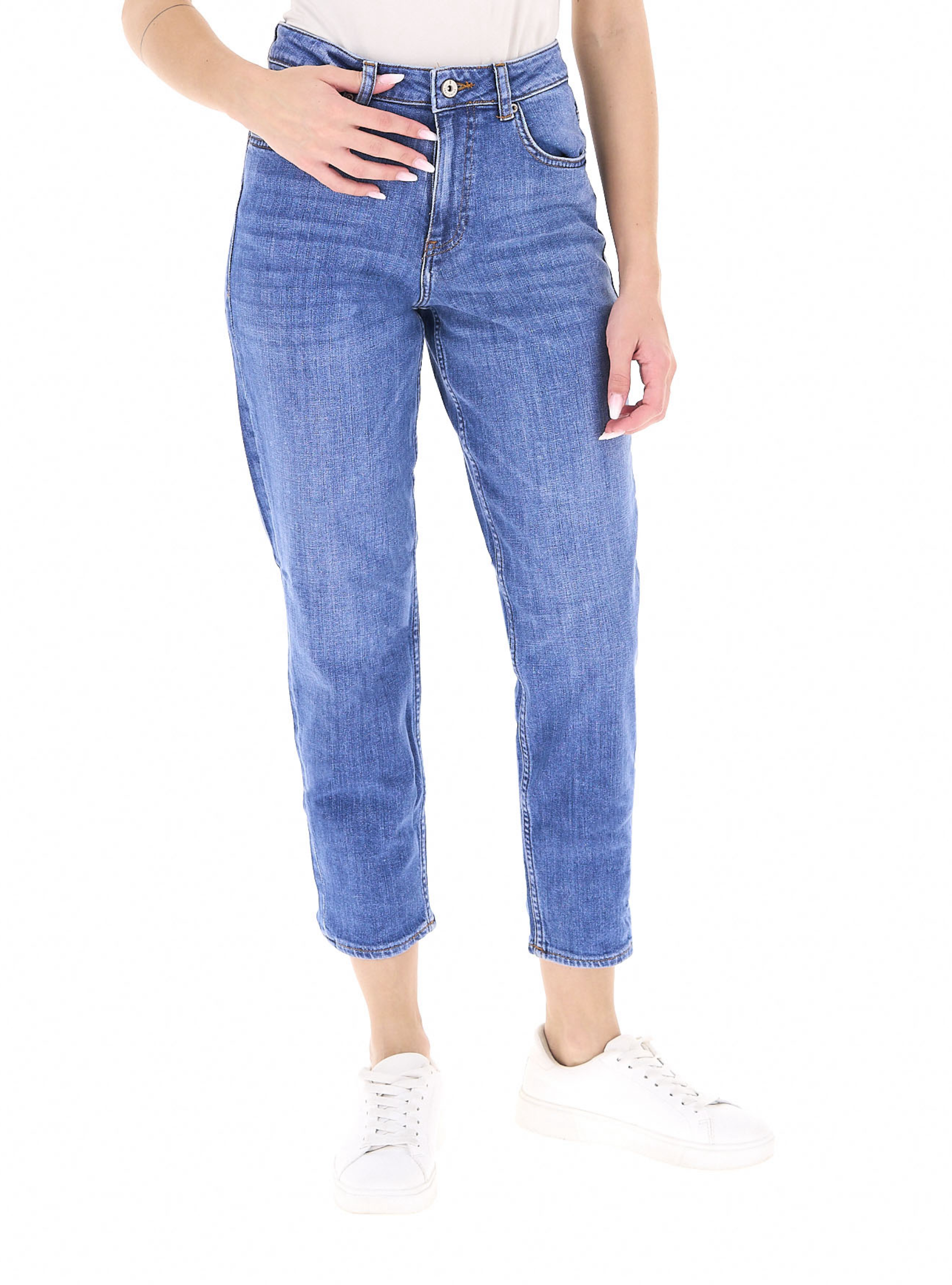 Jeans straight leg BLU CHIARO