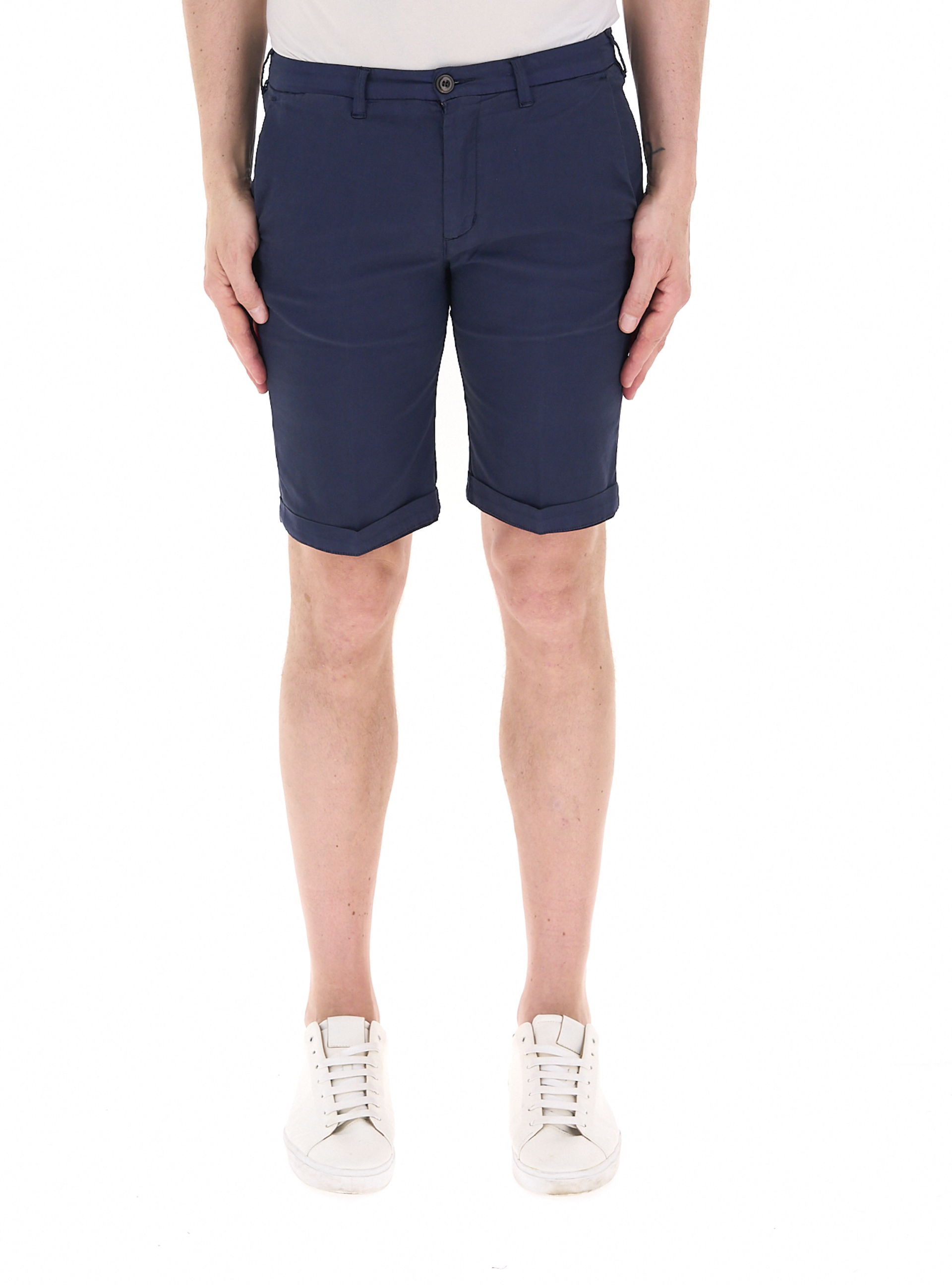 WEFT Bermuda chino BLU NAVY
