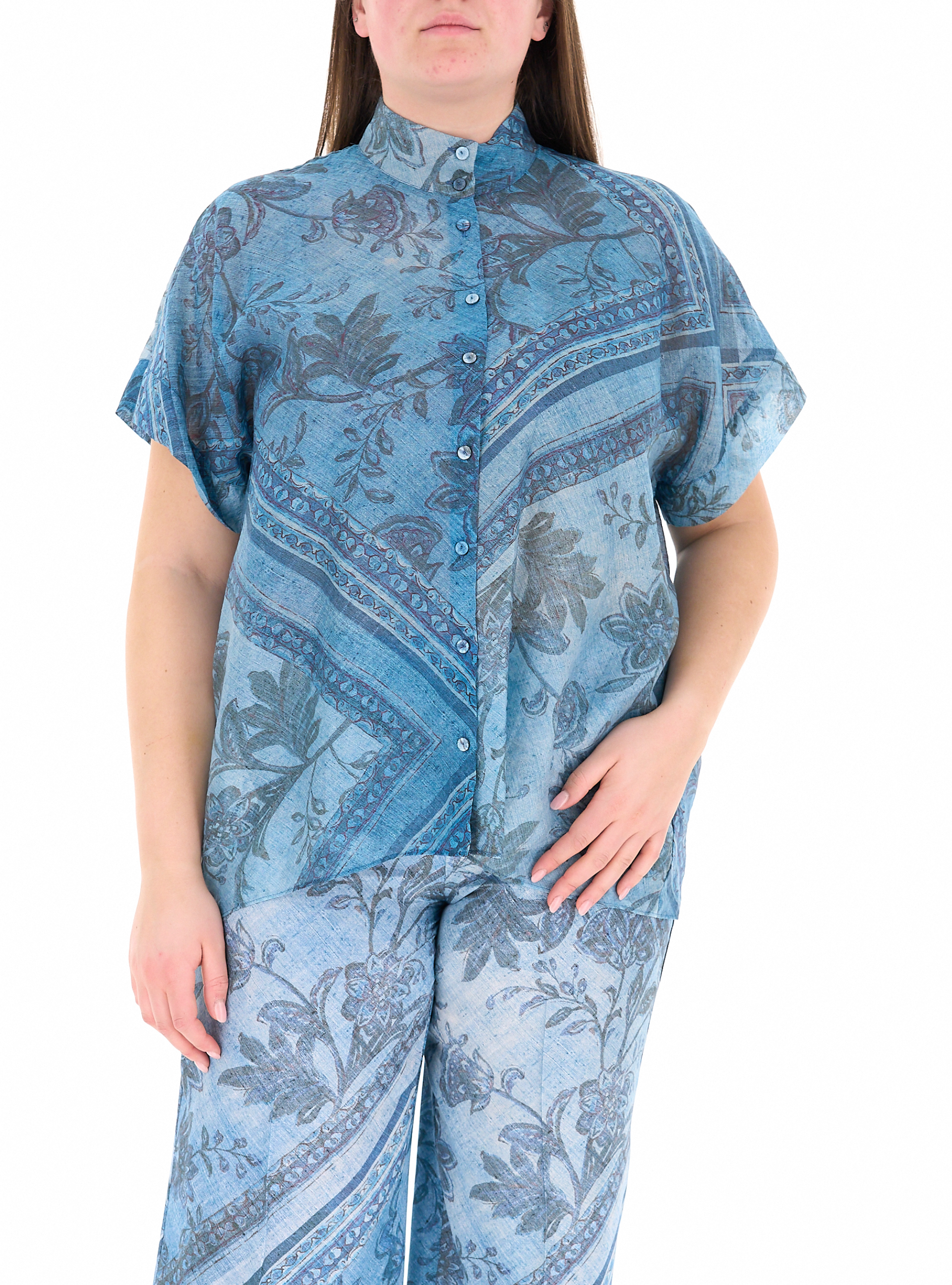 Camicia maniche corte COLLECTION AZZURRO