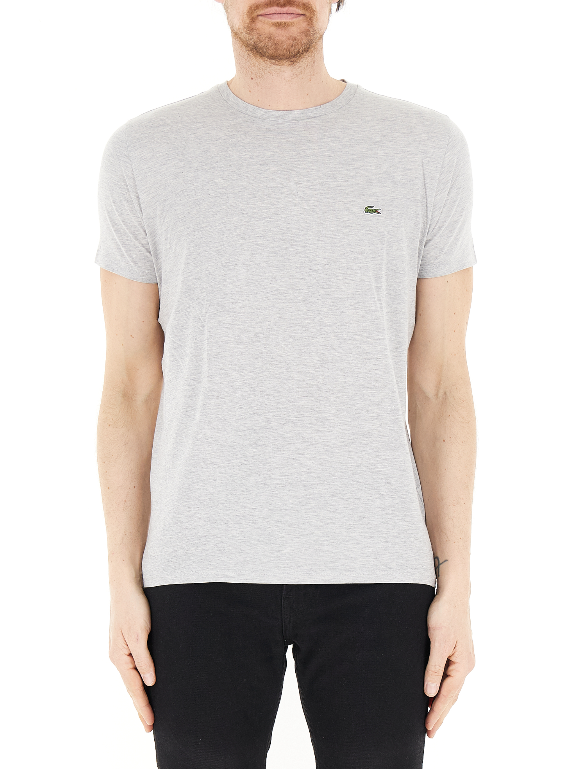 Lacoste T-shirt girocollo GRIGIO 4