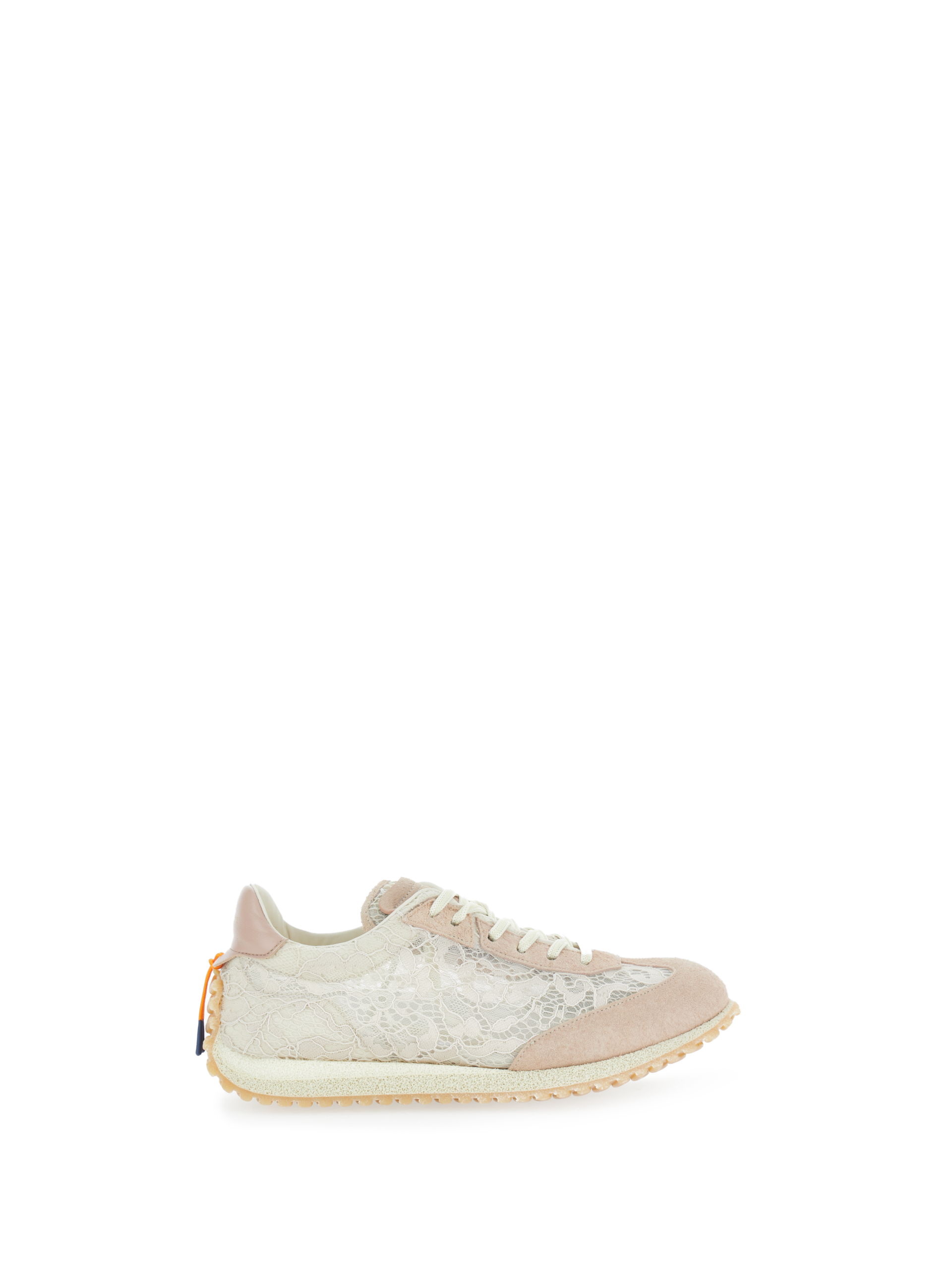 Sneakers con pizzo AVORIO