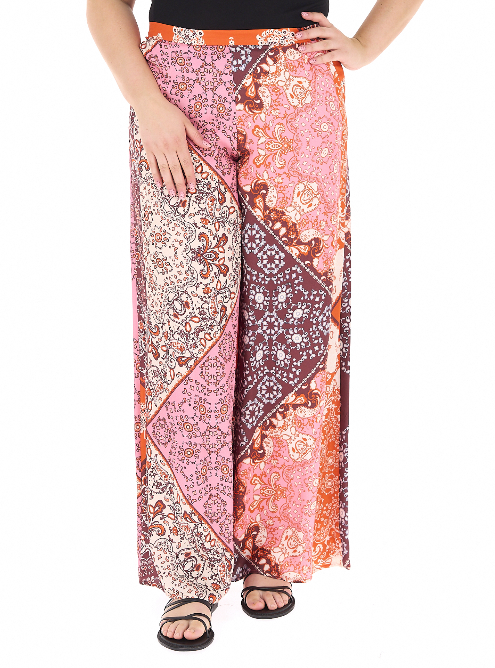 Pantalone wide leg ELENA MIRO'