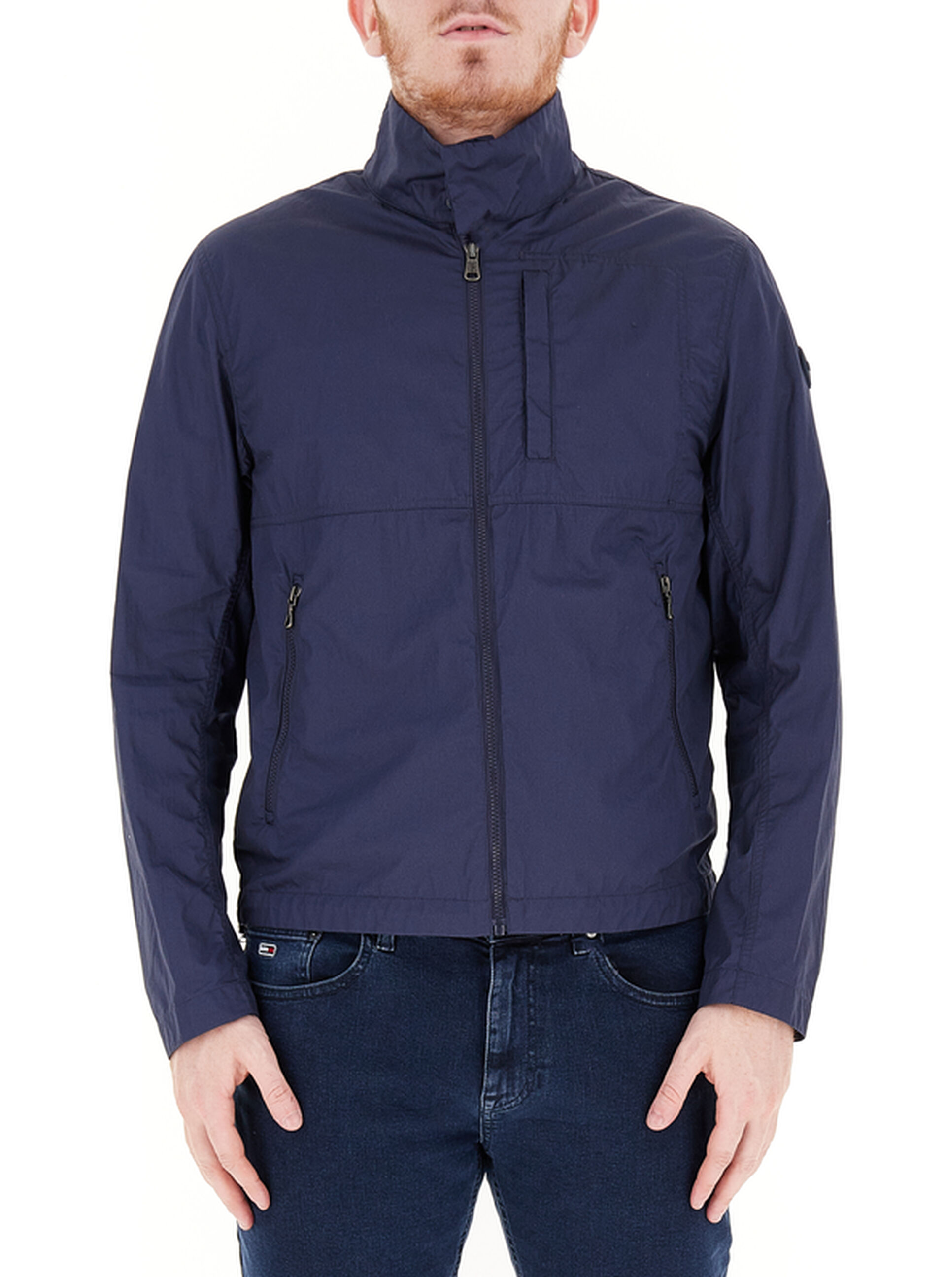 Giubbino collo alto ORIGINALS BLU NOTTE 48