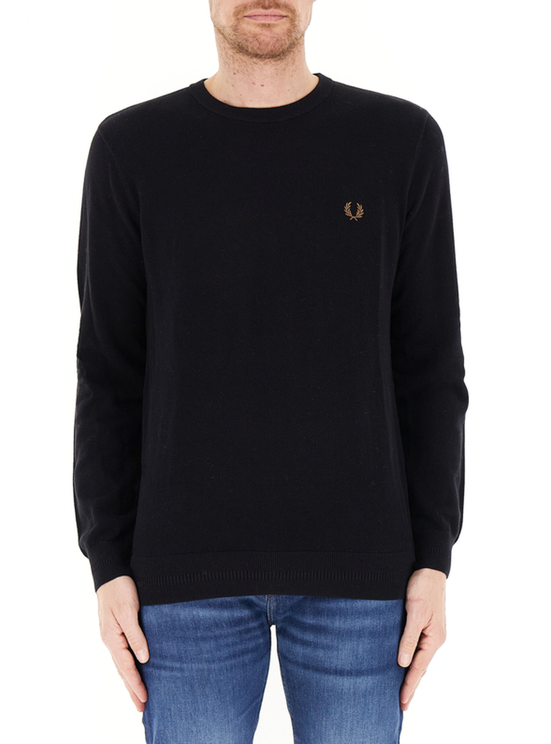 Maglione in cotone NERO XL