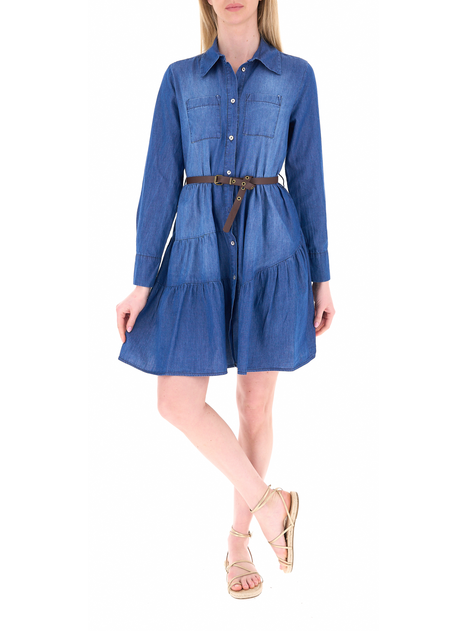 VICOLO Abito chemisier BLU S