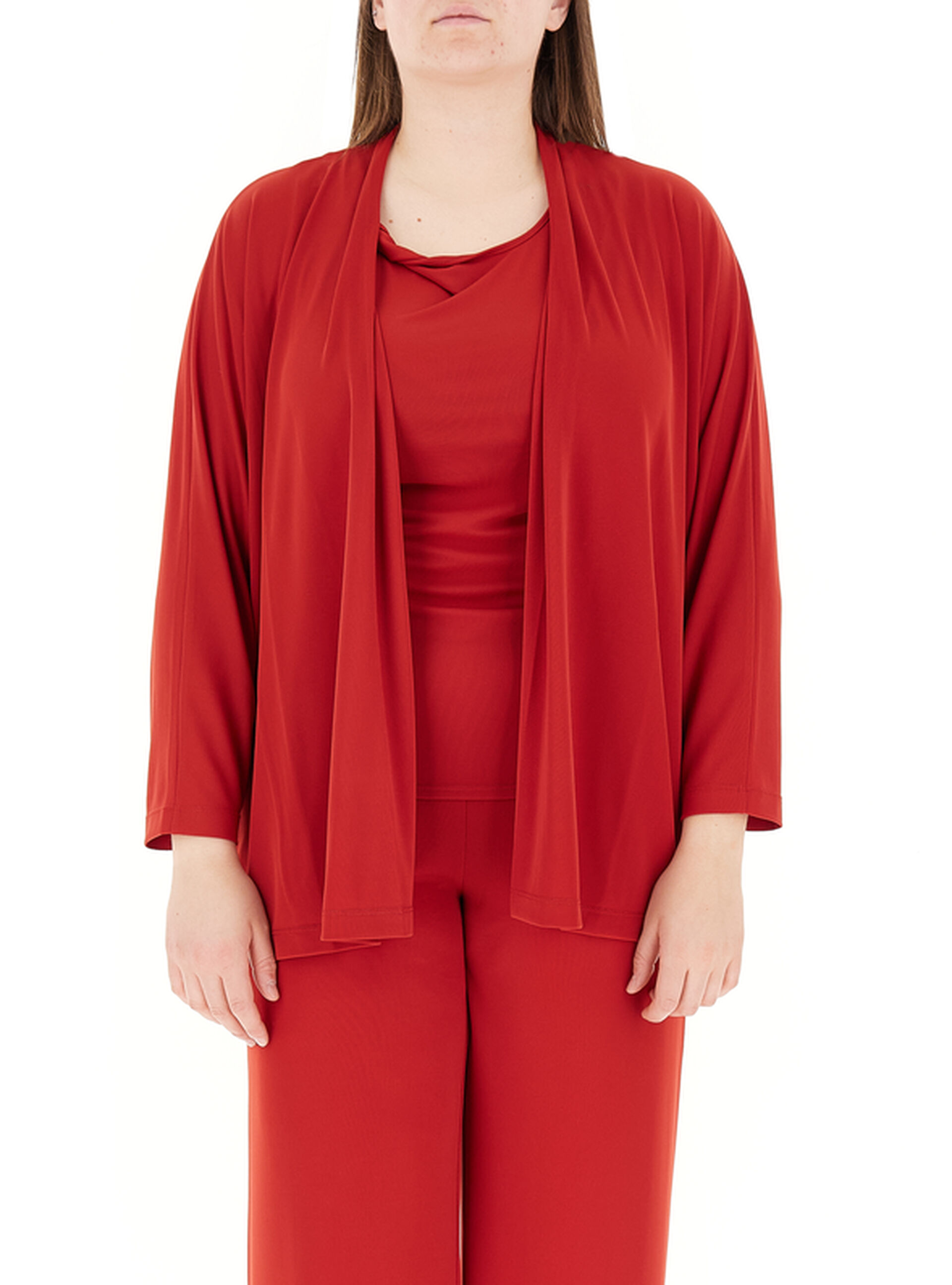 Giacca aperta ROSSO