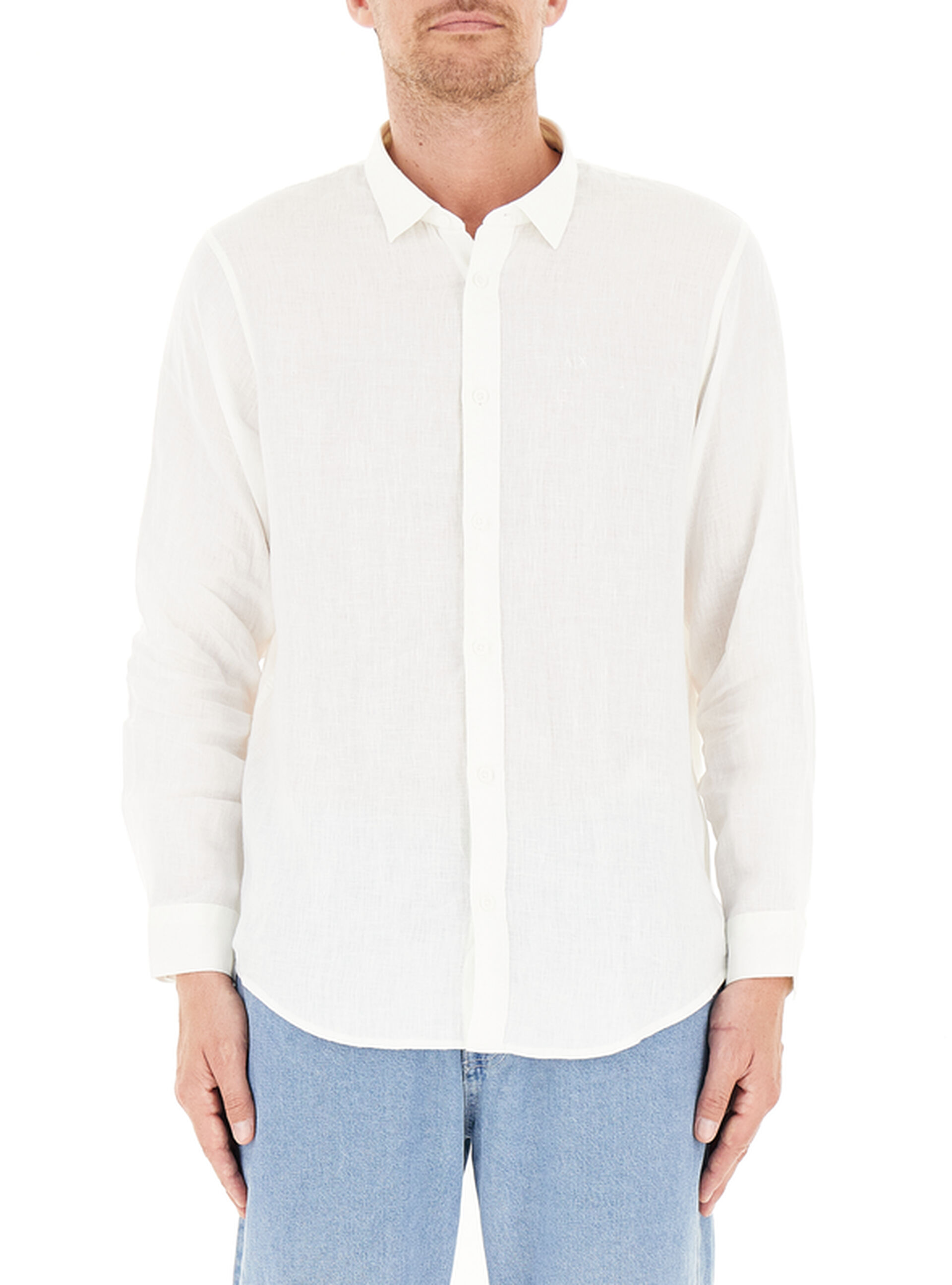 Camicia in lino BIANCO