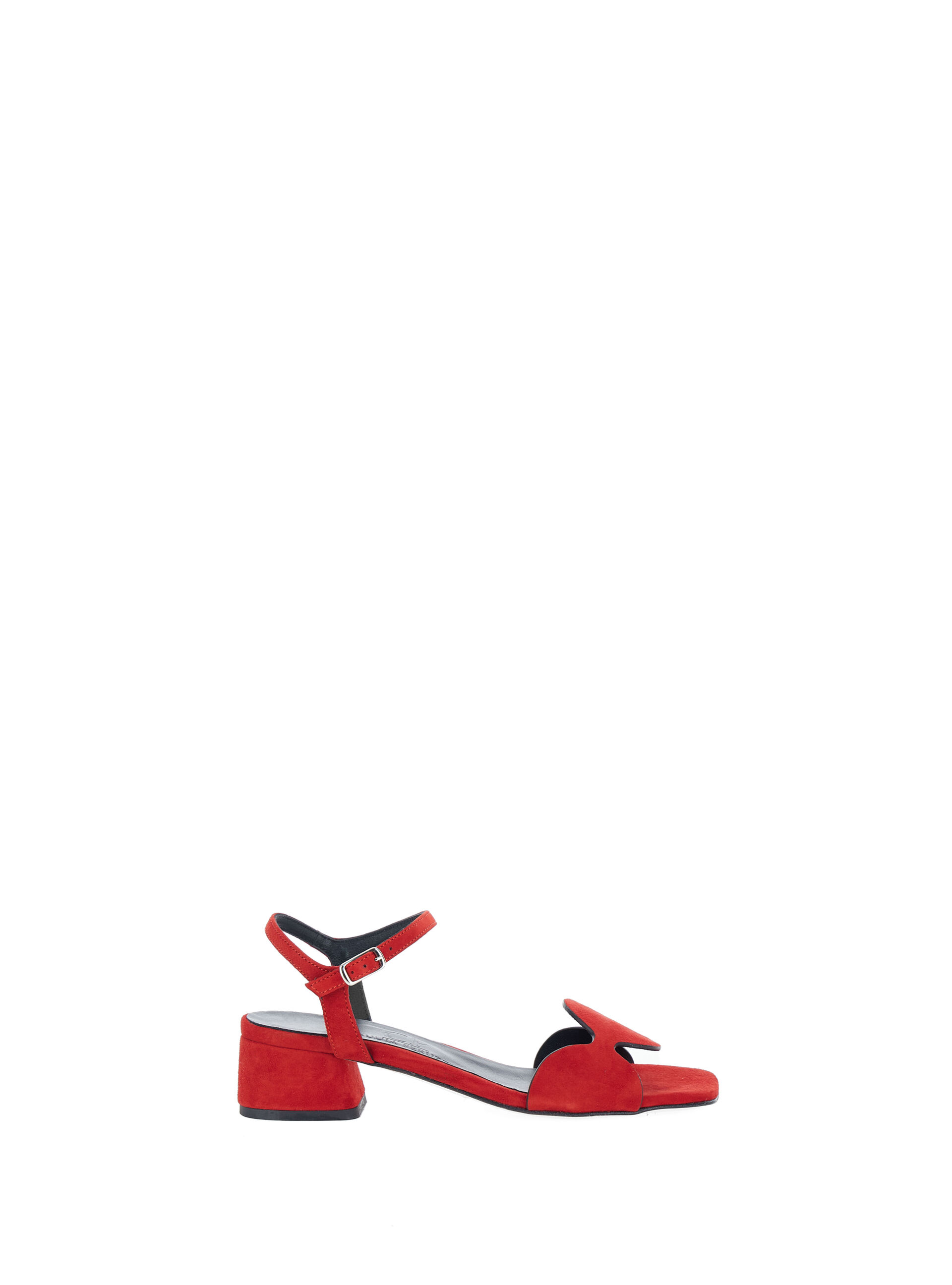 Sandali in pelle ROSSO