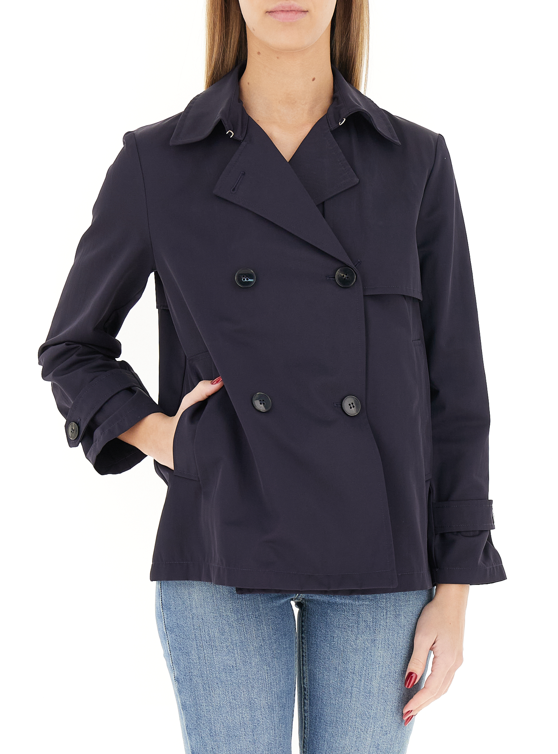 Trench doppiopetto BLU NAVY 40