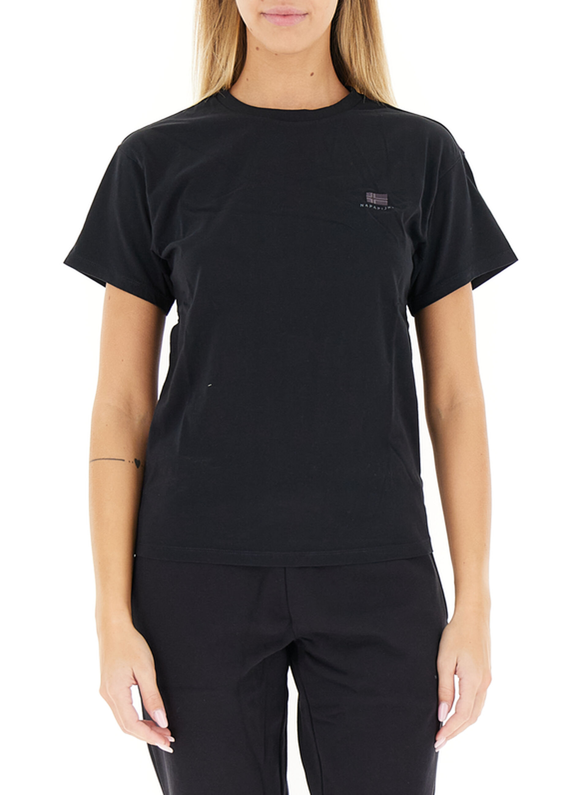 T-shirt in cotone NERO XS