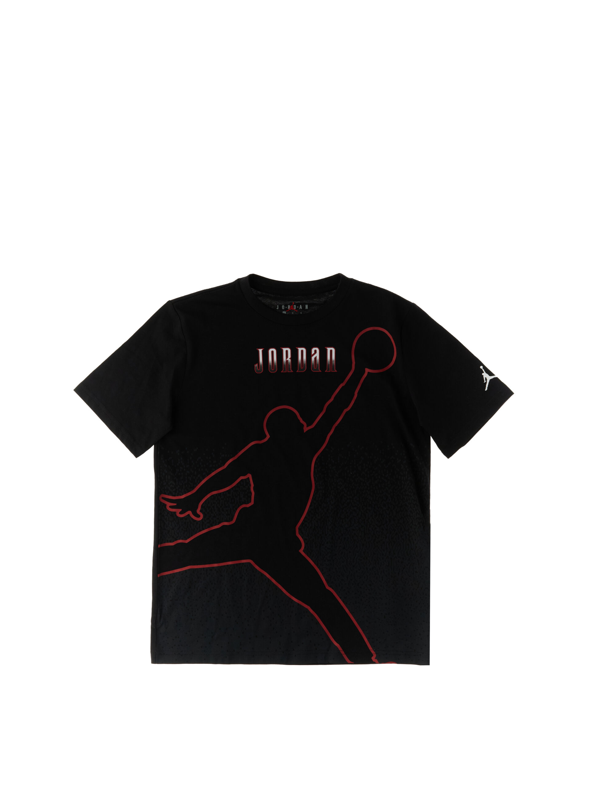 T-shirt girocollo JORDAN NERO 8-10