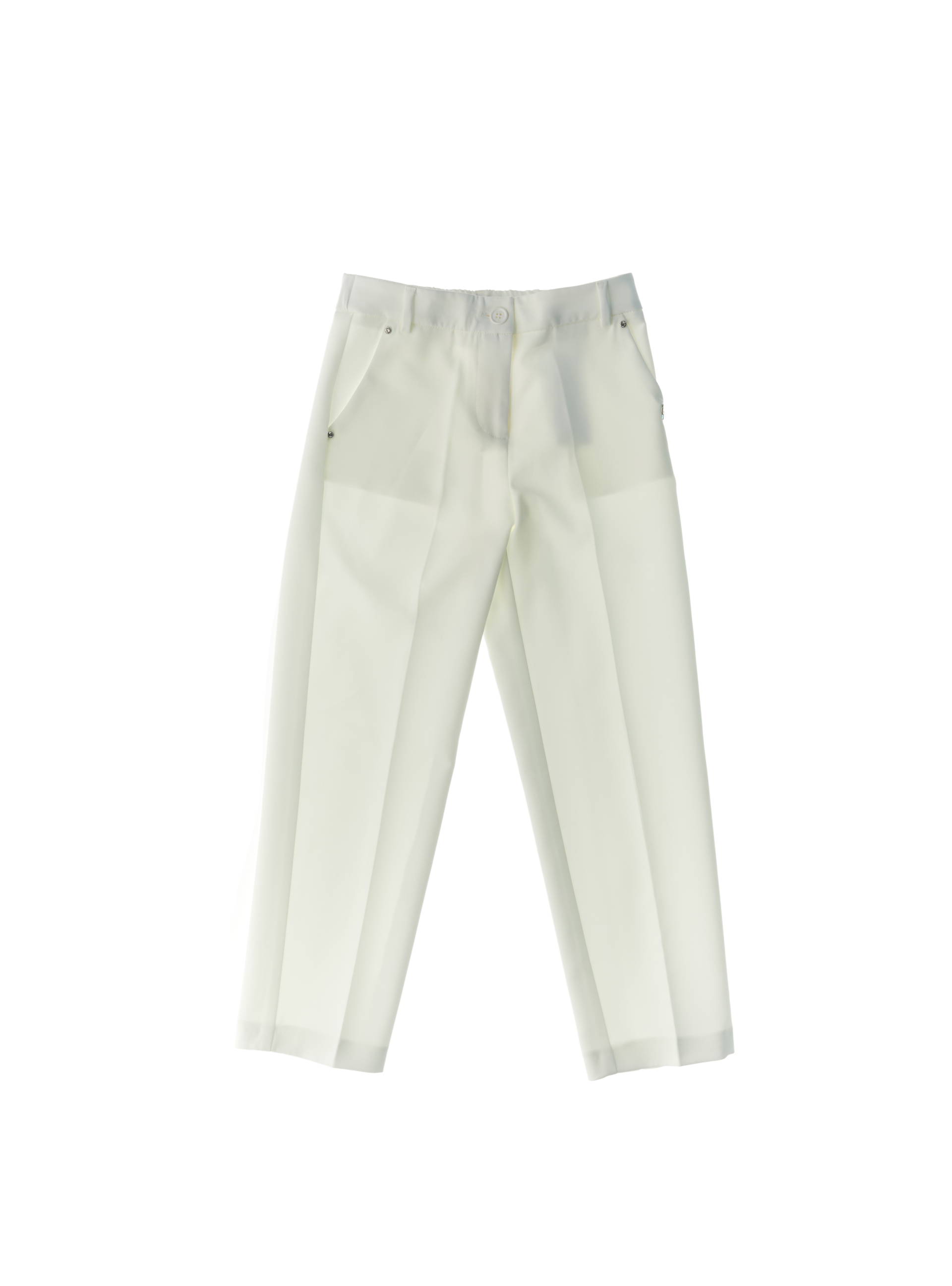 Pantalone vita elasticizzata JUNIOR PANNA L