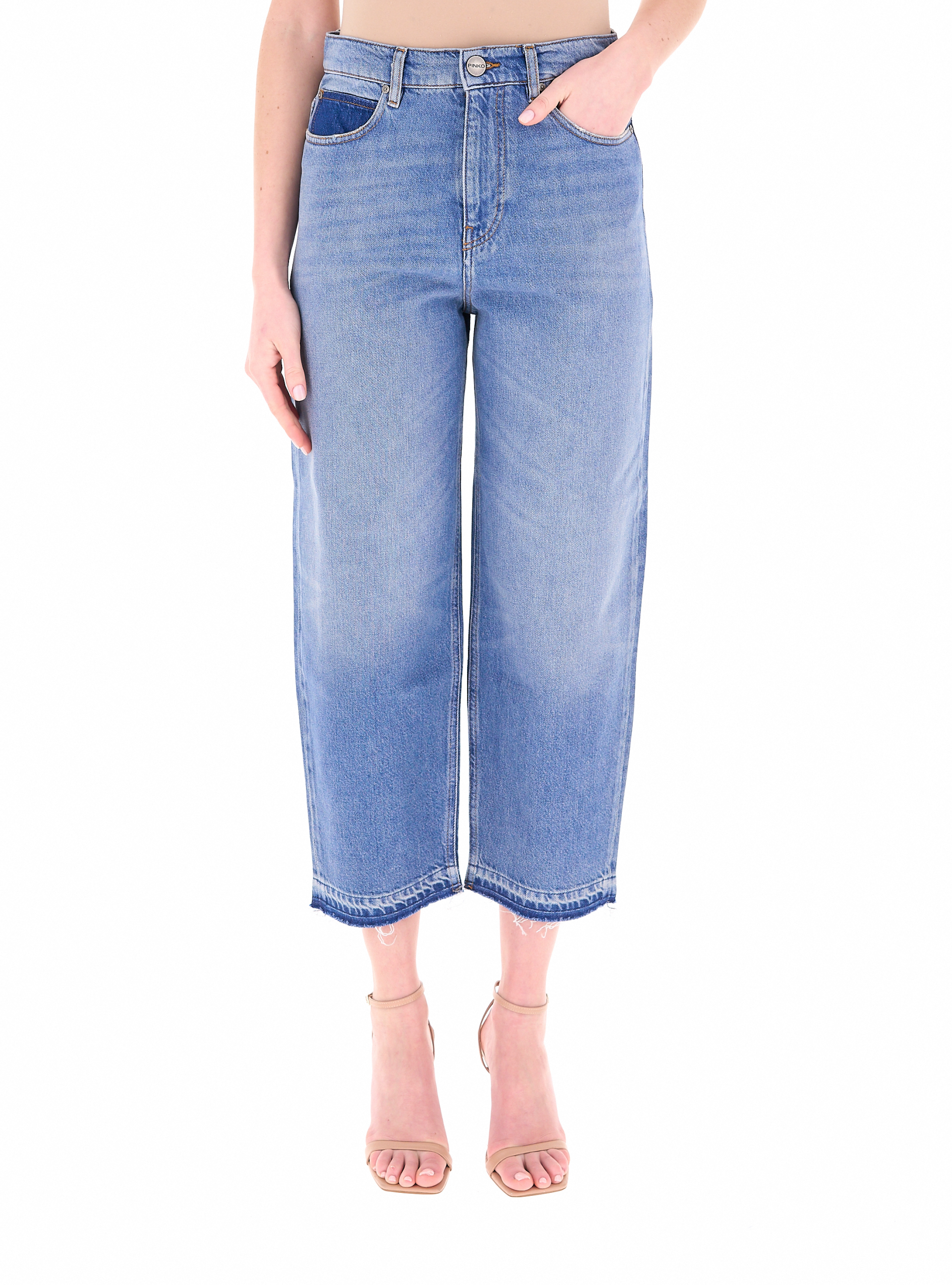 Pinko Jeans in cotone BLU CHIARO