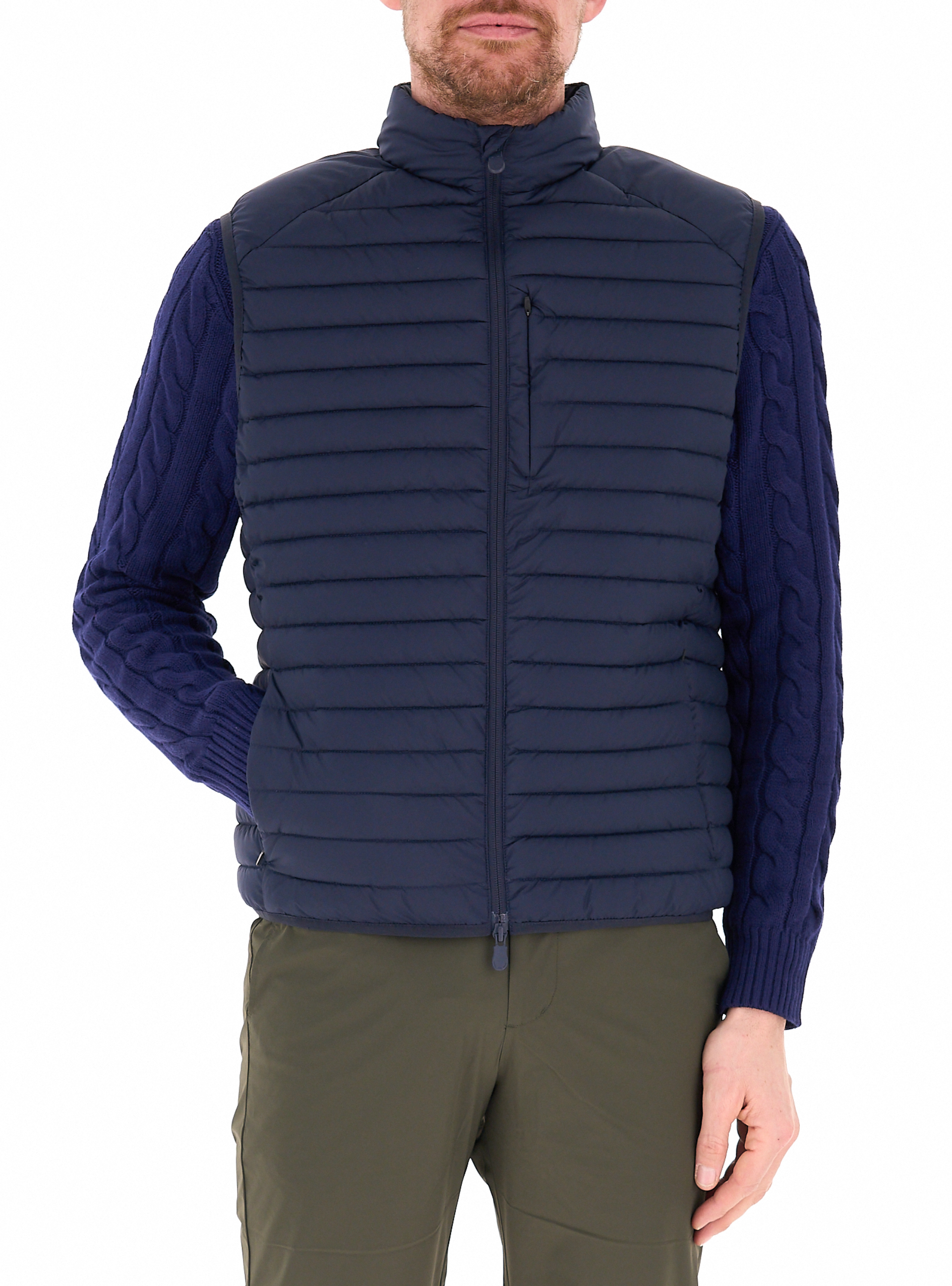 Piumino smanicato BLU NAVY M