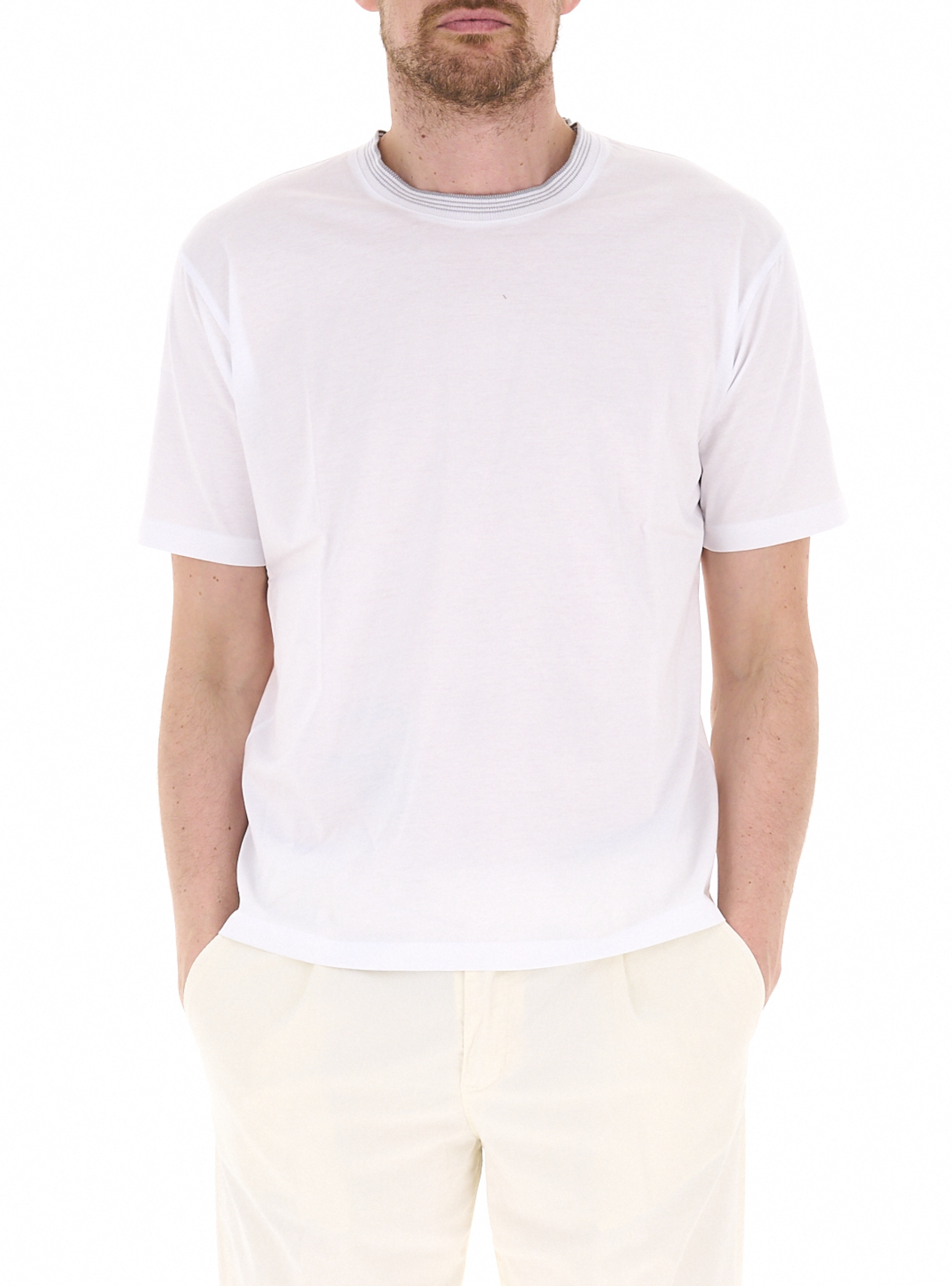 QB24 T-shirt girocollo BIANCO XXL