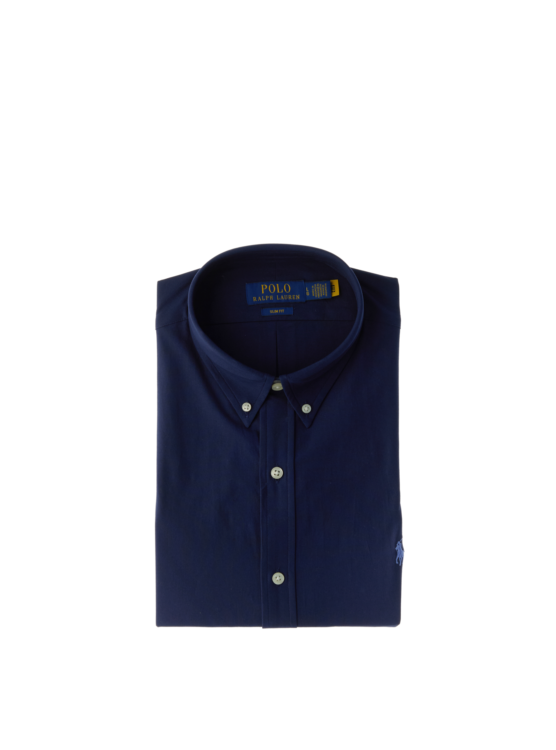 Camicia slim fit POLO BLU SCURO XL