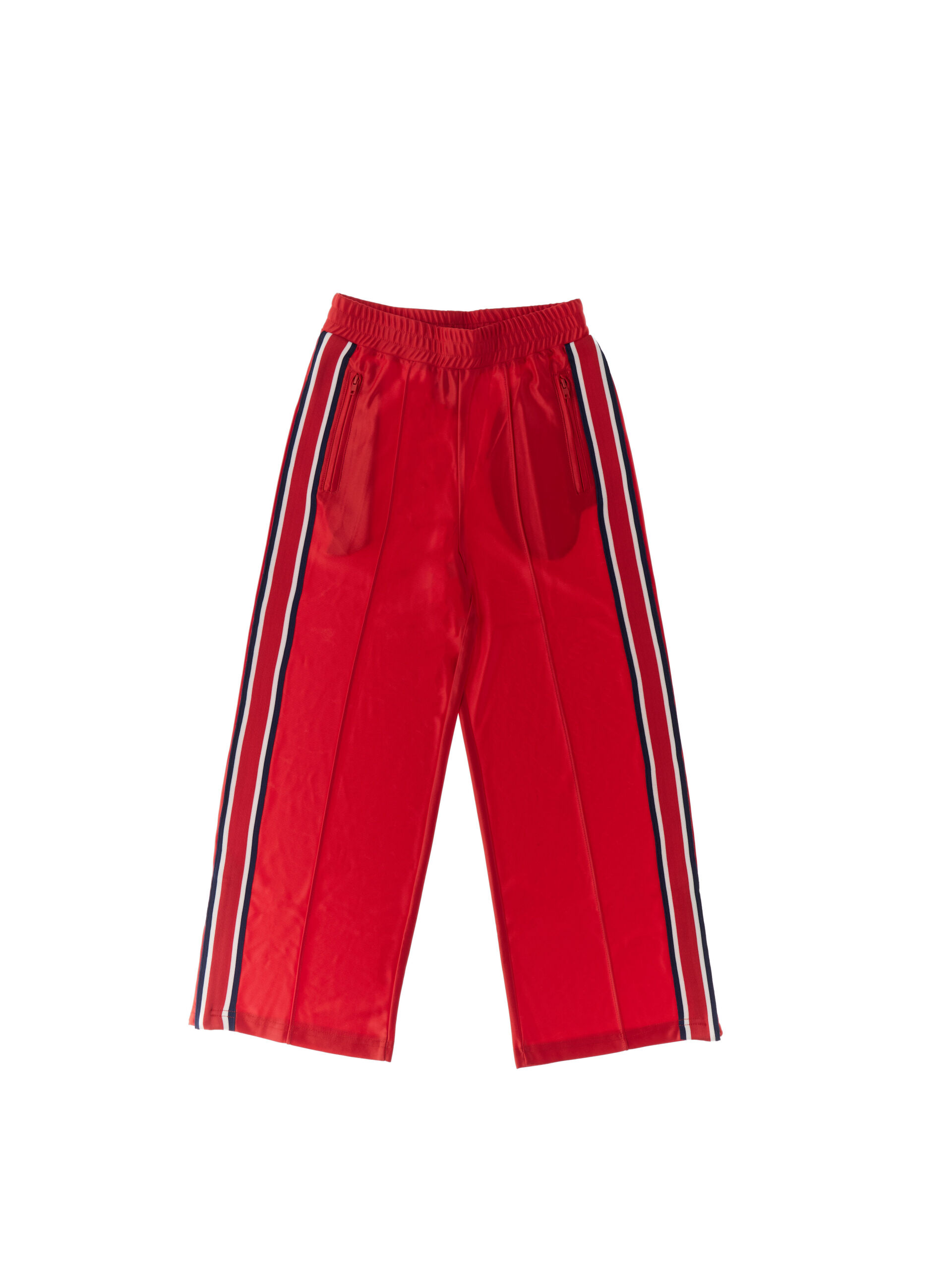 IDO Pantalone in acetato LAMPONE