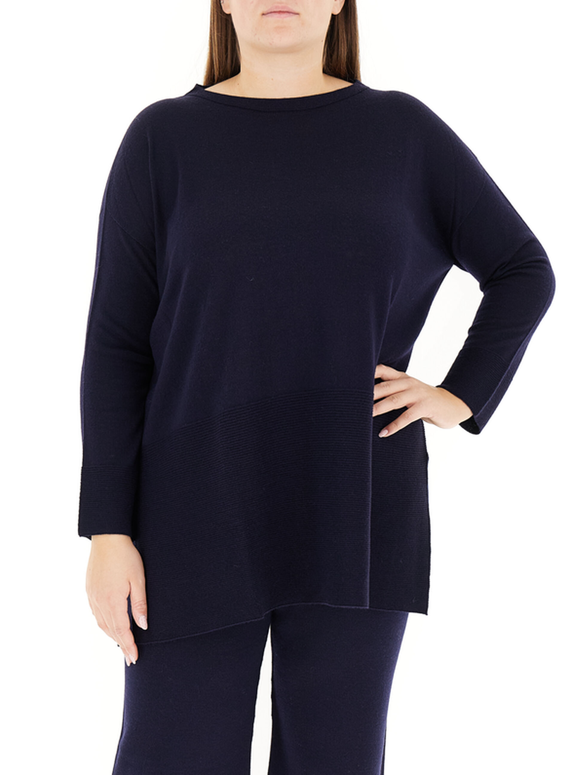 Maglia misto lana BLU NOTTE XS