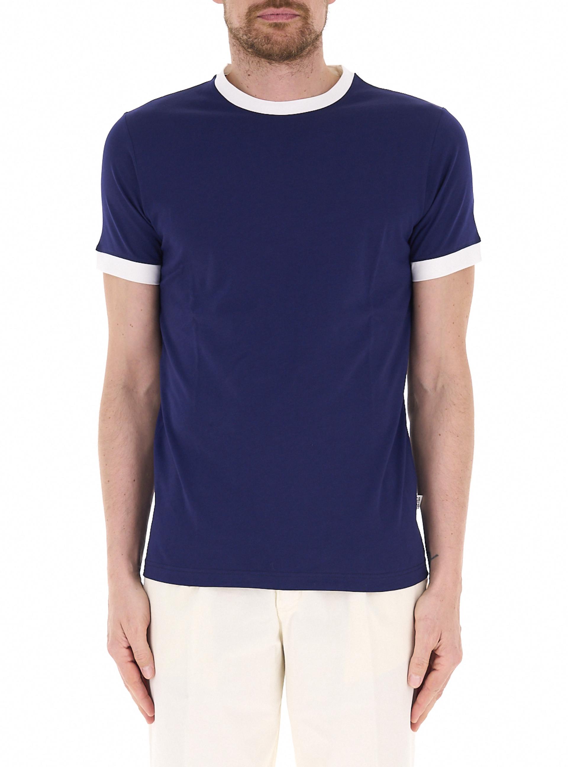 QB24 T-shirt girocollo BLU NAVY