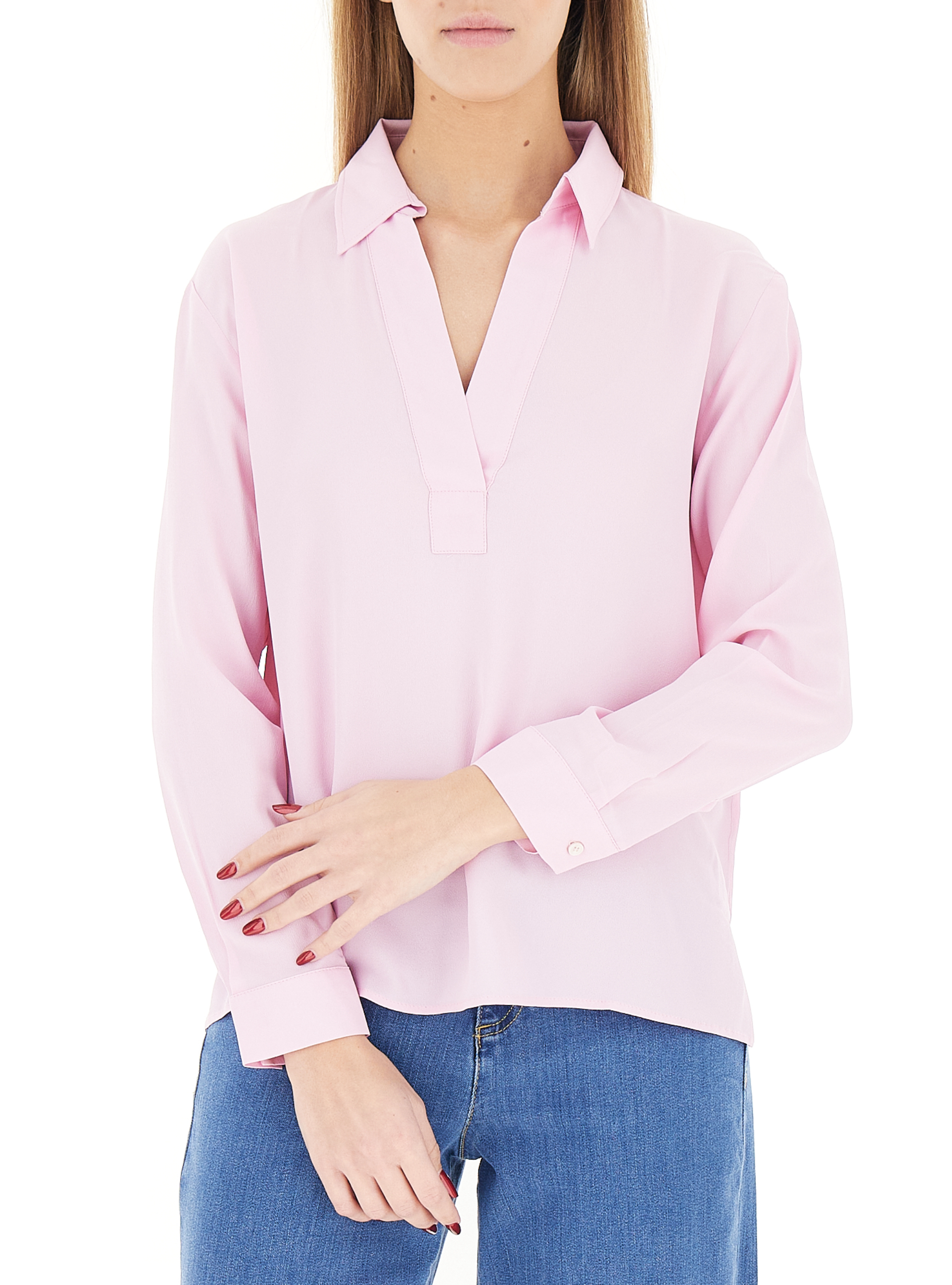 EMME MARELLA Blusa misto seta ROSA