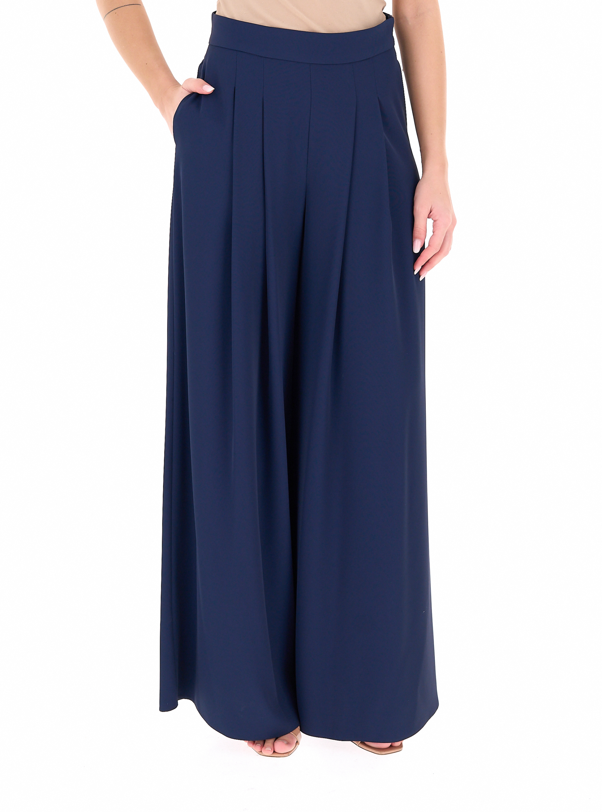 Pantalone a palazzo BLU NAVY XL