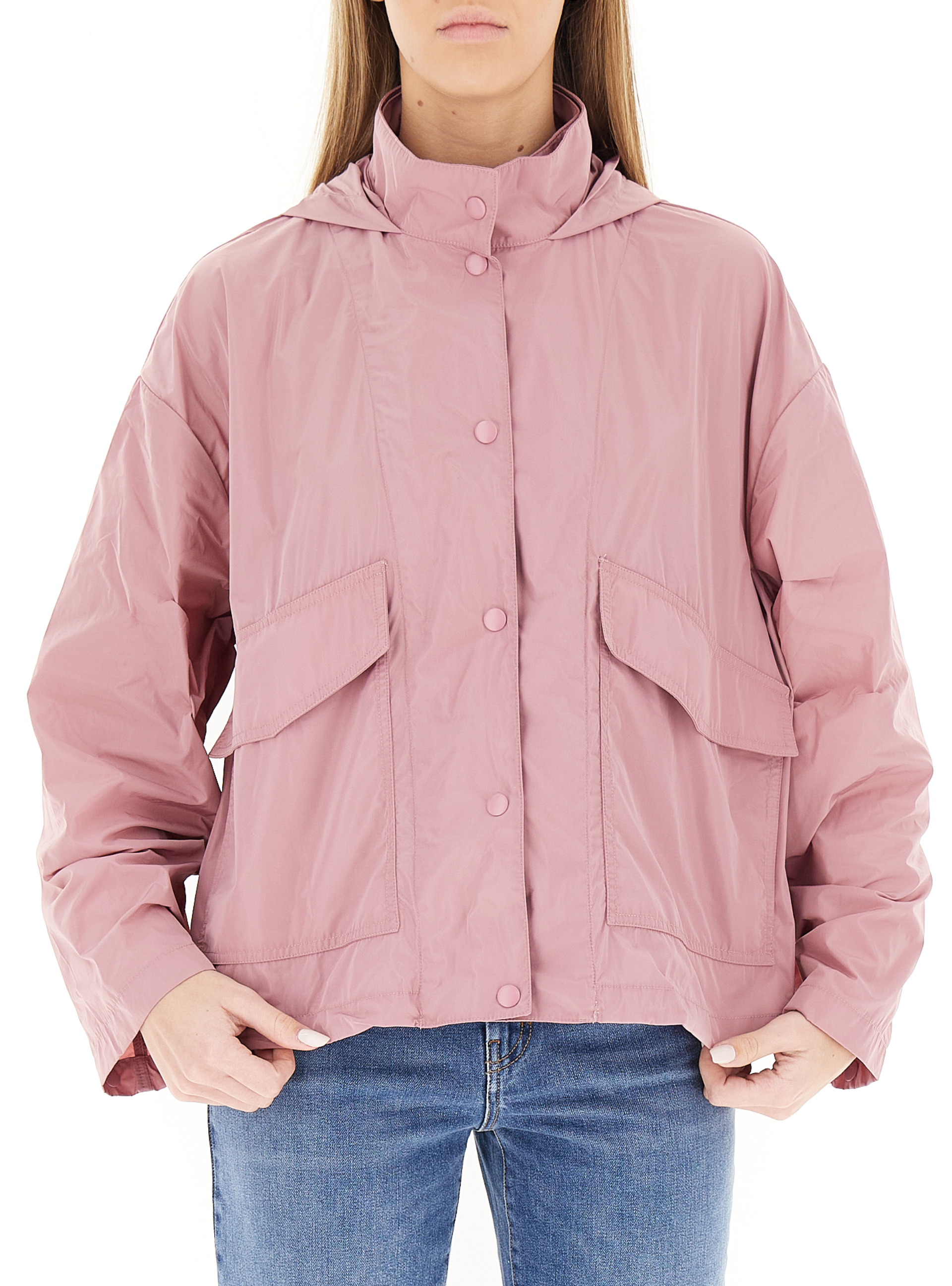 Giacca con cappuccio ROSA ANTICO