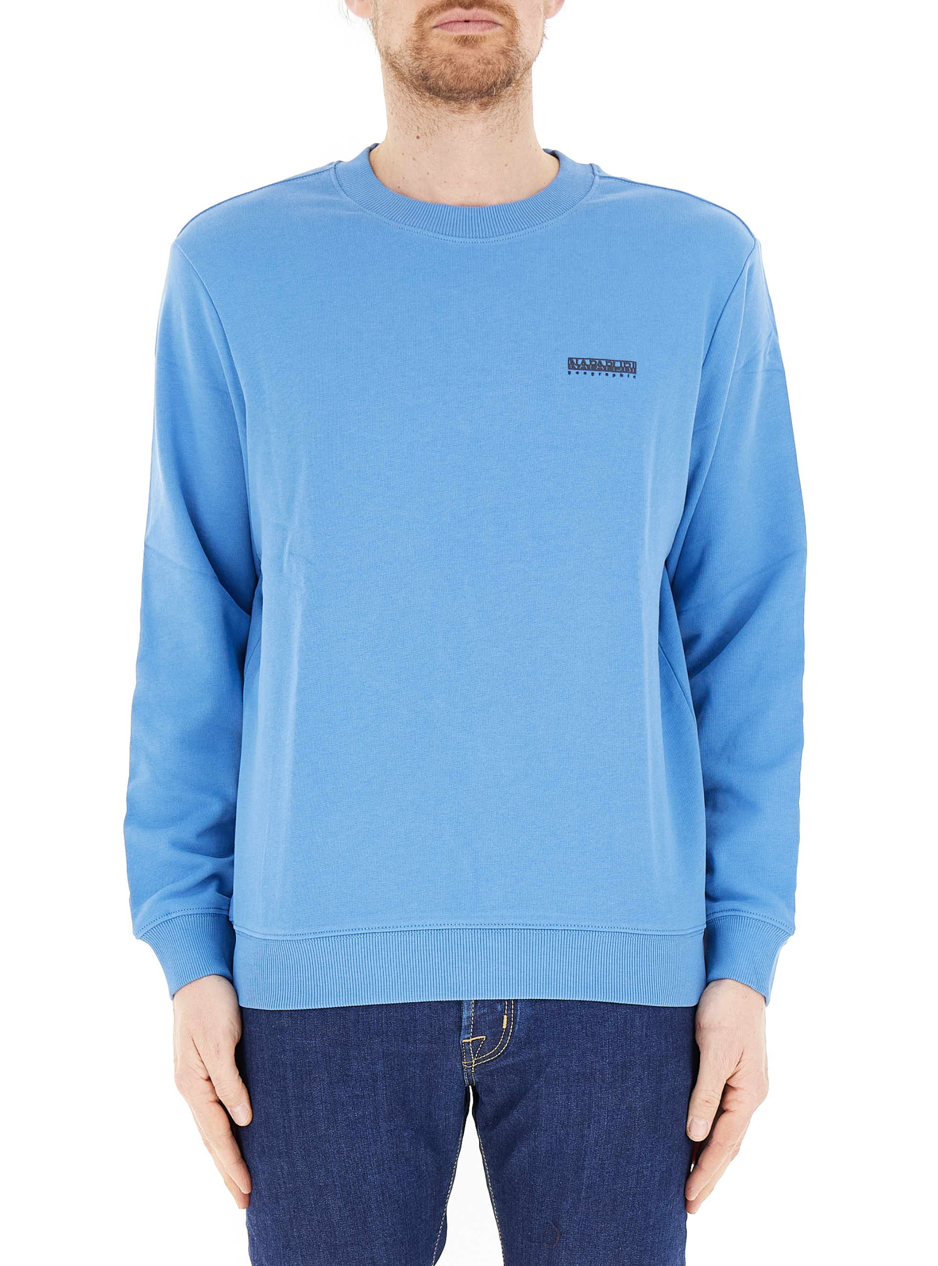 Felpa relaxed fit AZZURRO XXL