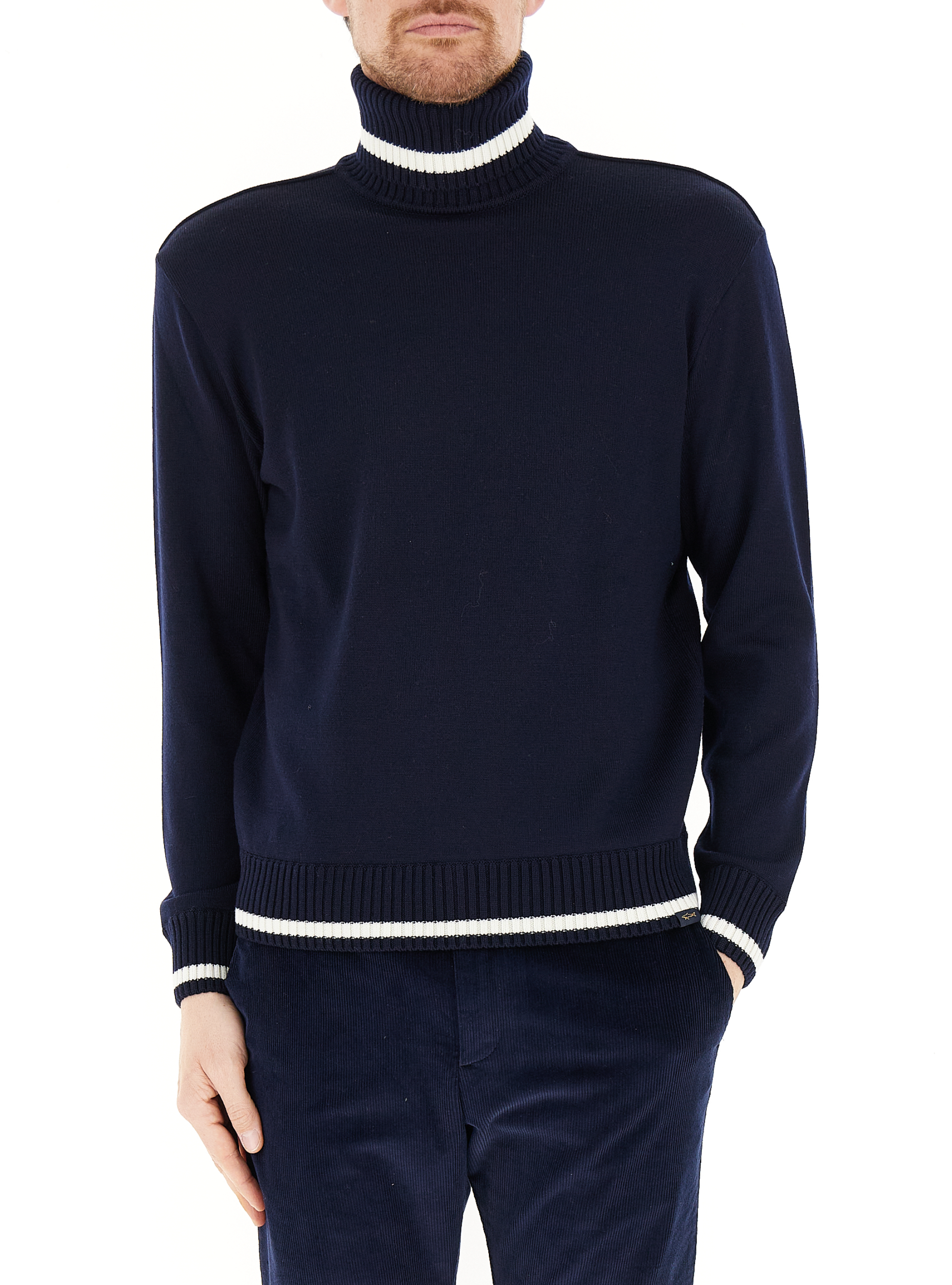 Dolcevita lana vergine BLU NAVY L